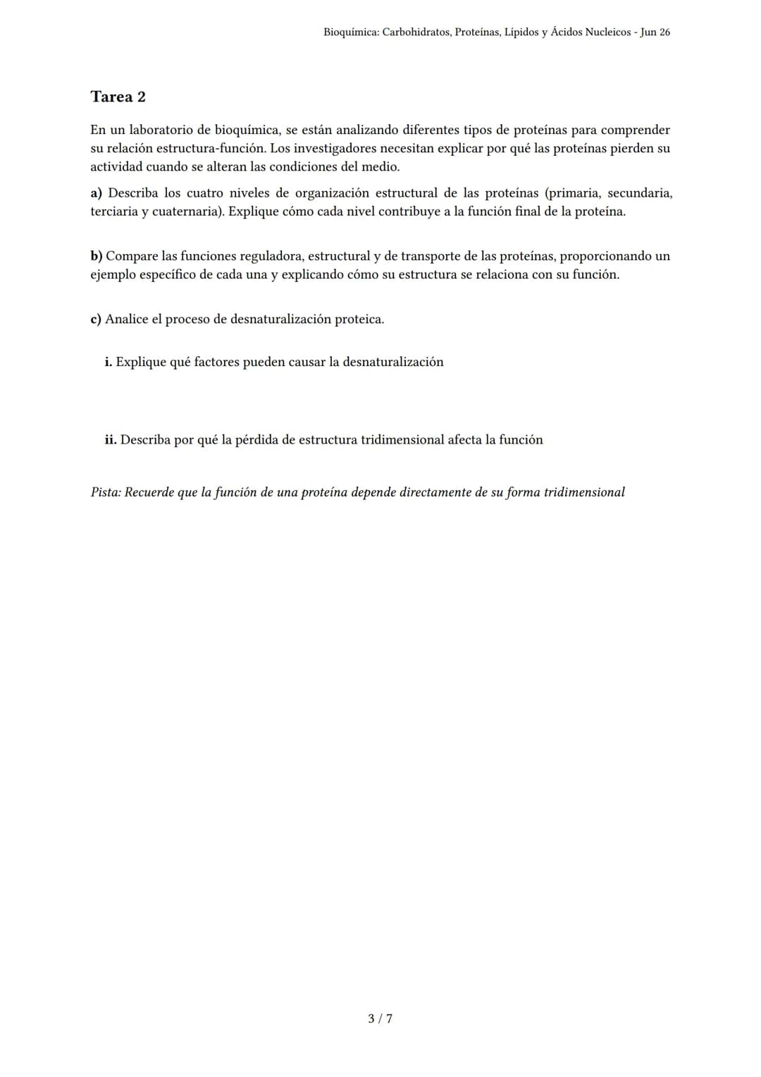 Bioquímica: Carbohidratos, Proteínas, Lípidos y Ácidos
Nucleicos
Generado por Michel Martinez Heredia - Jun 26
Descripción: Evalúa tu compre