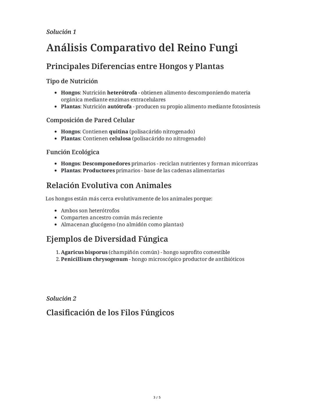 9 June 2025
El Reino Fungi: Características, Clasificación y
Micosis
Tarea 1
Análisis comparativo del Reino Fungi
Explica las principales di