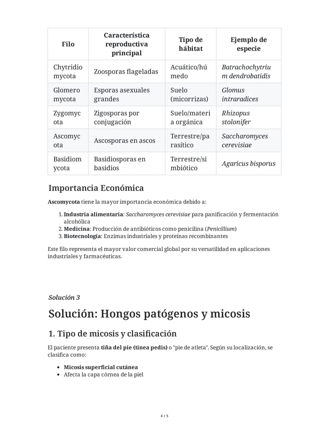 9 June 2025
El Reino Fungi: Características, Clasificación y
Micosis
Tarea 1
Análisis comparativo del Reino Fungi
Explica las principales di
