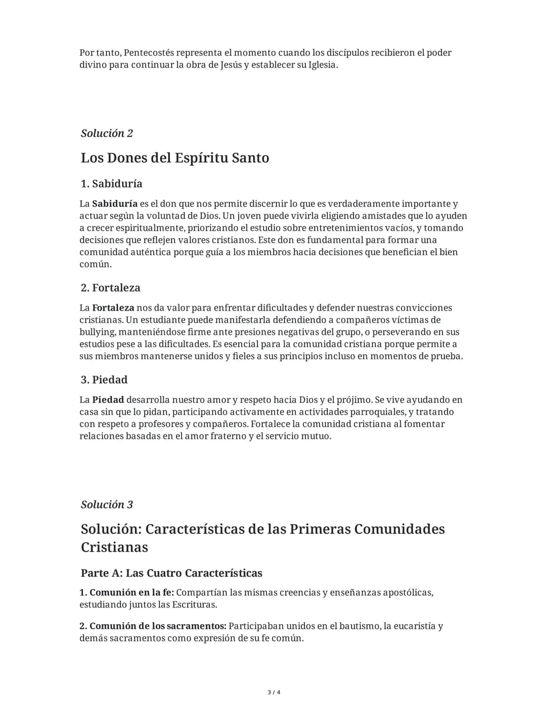 # Pentecostés y Primeras Comunidades Cristianas

8 June 2025

## Tarea 1

**Análisis del significado de Pentecostés**

Explica con tus propi