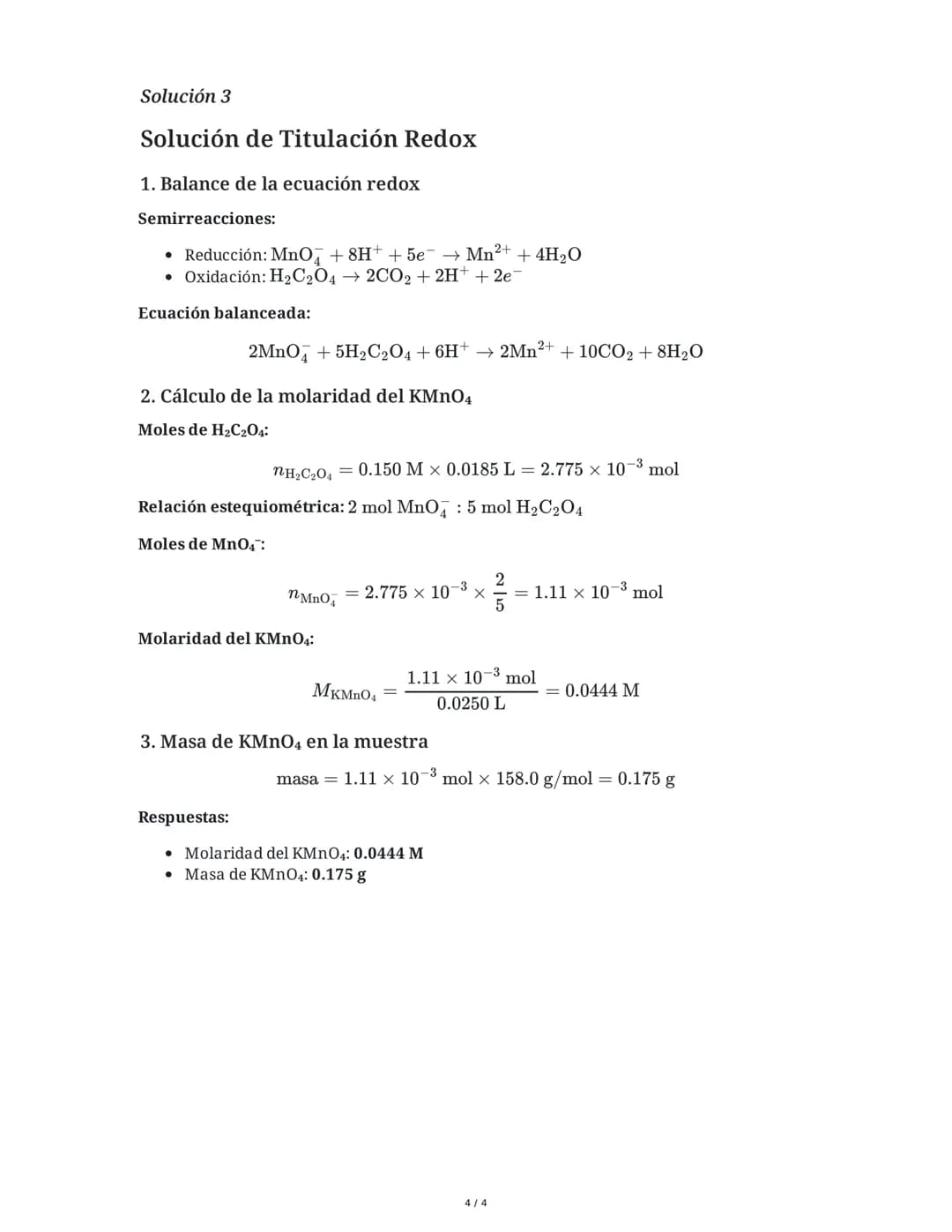 --- OCR Start ---
Balanceo de Ecuaciones Redox
2 June 2025
Tarea 1
Balancea la siguiente ecuación redox utilizando el método del ion-electró