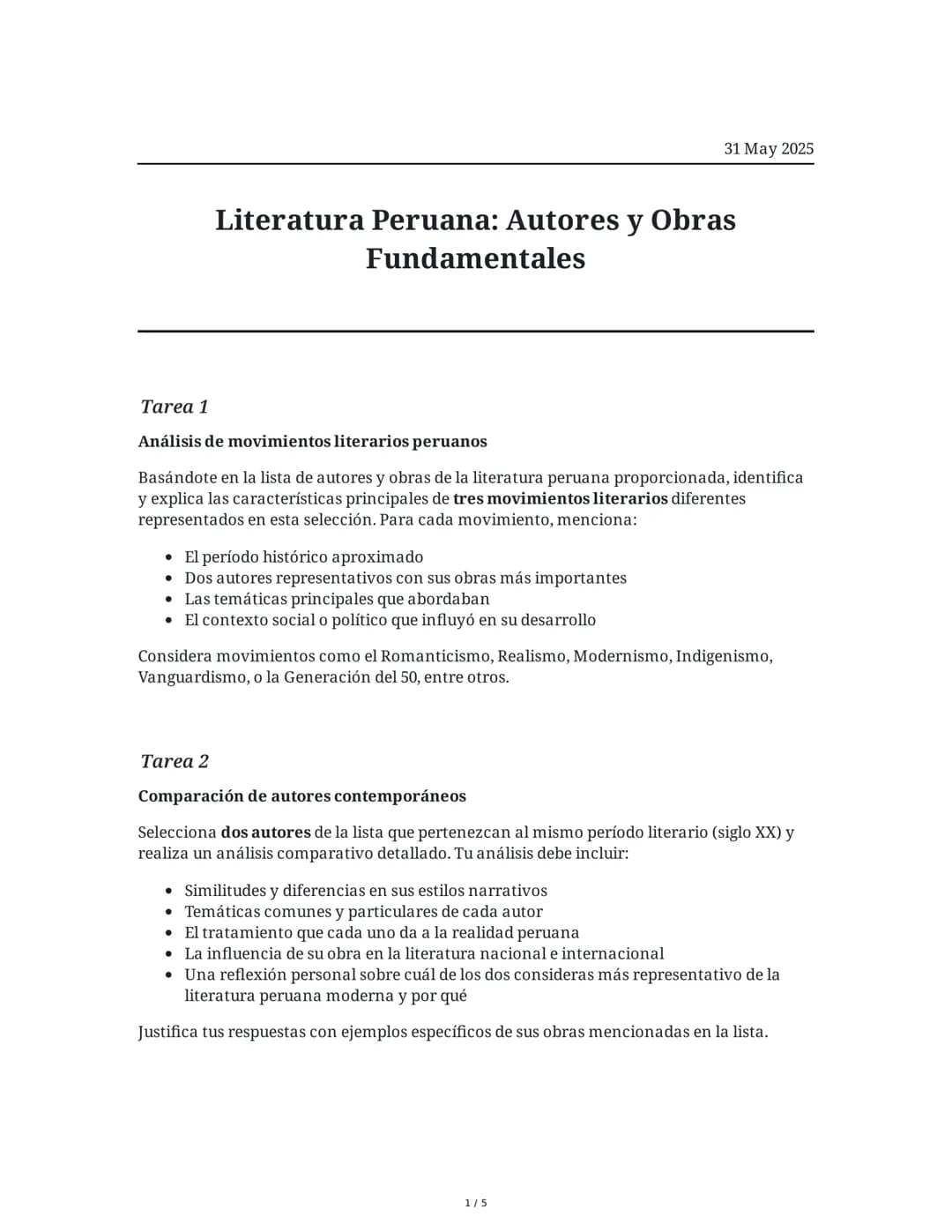 Literatura Peruana: Autores y Obras Fundamentales