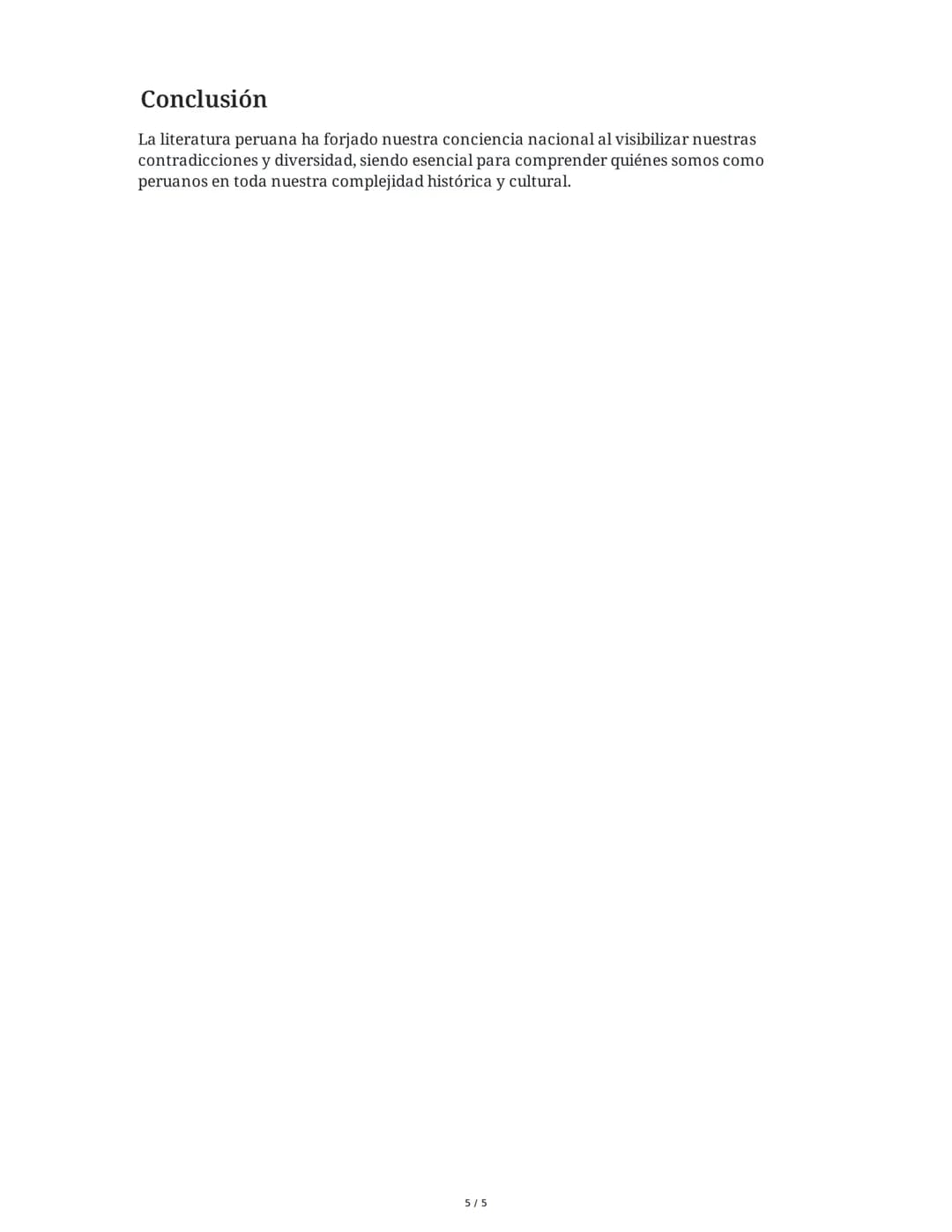 31 May 2025
Literatura Peruana: Autores y Obras
Fundamentales
Tarea 1
Análisis de movimientos literarios peruanos
Basándote en la lista de a