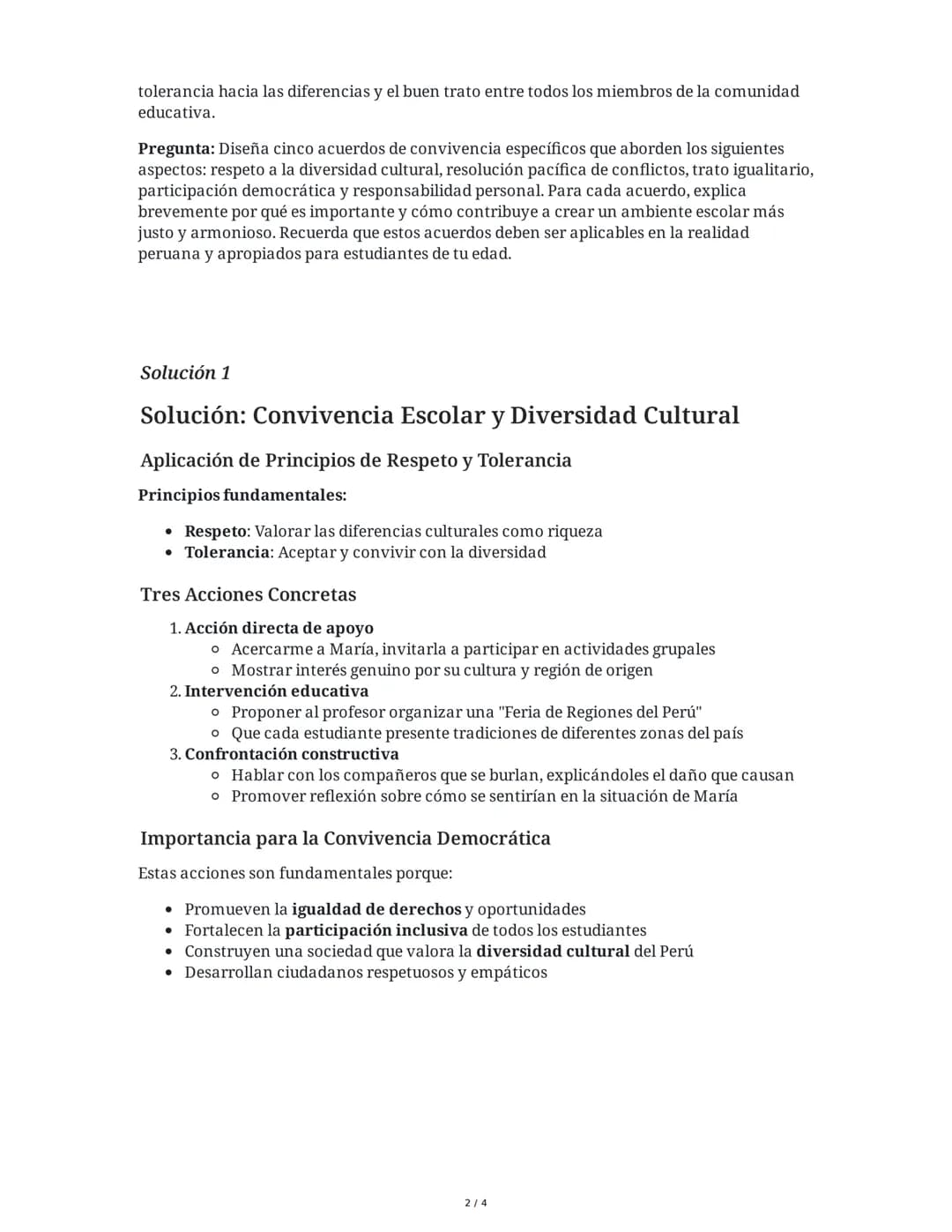 8 June 2025
Respeto, Tolerancia y Convivencia: Evaluación
Integral
Tarea 1
Situación de convivencia escolar
En tu salón de clases, has notad