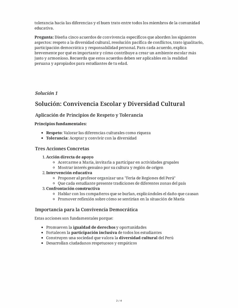 8 June 2025
Respeto, Tolerancia y Convivencia: Evaluación
Integral
Tarea 1
Situación de convivencia escolar
En tu salón de clases, has notad