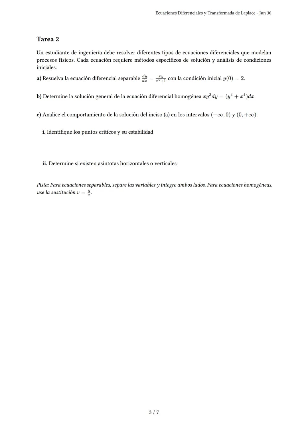 # Ecuaciones Diferenciales y Transformada de Laplace

Generado por Evelin Cordova - Jun 30

Descripción: Cubre ecuaciones diferenciales ordi