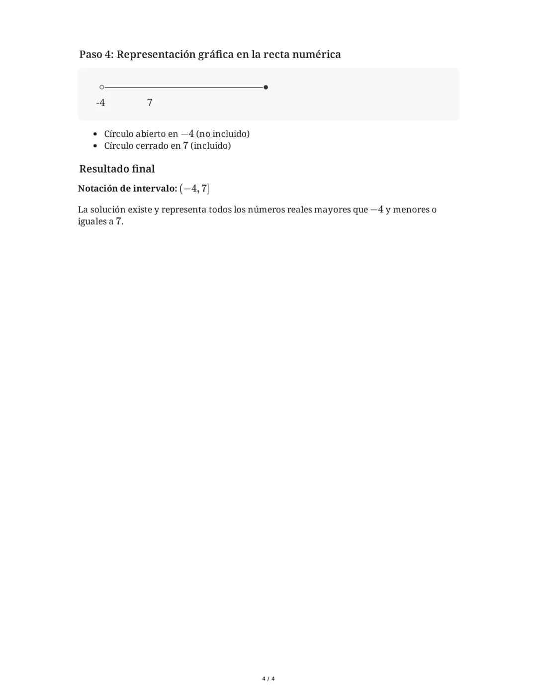 10 June 2025
Inecuaciones Lineales: Resolución y
Representación
Tarea 1
Resuelve la siguiente inecuación lineal y expresa la solución en not