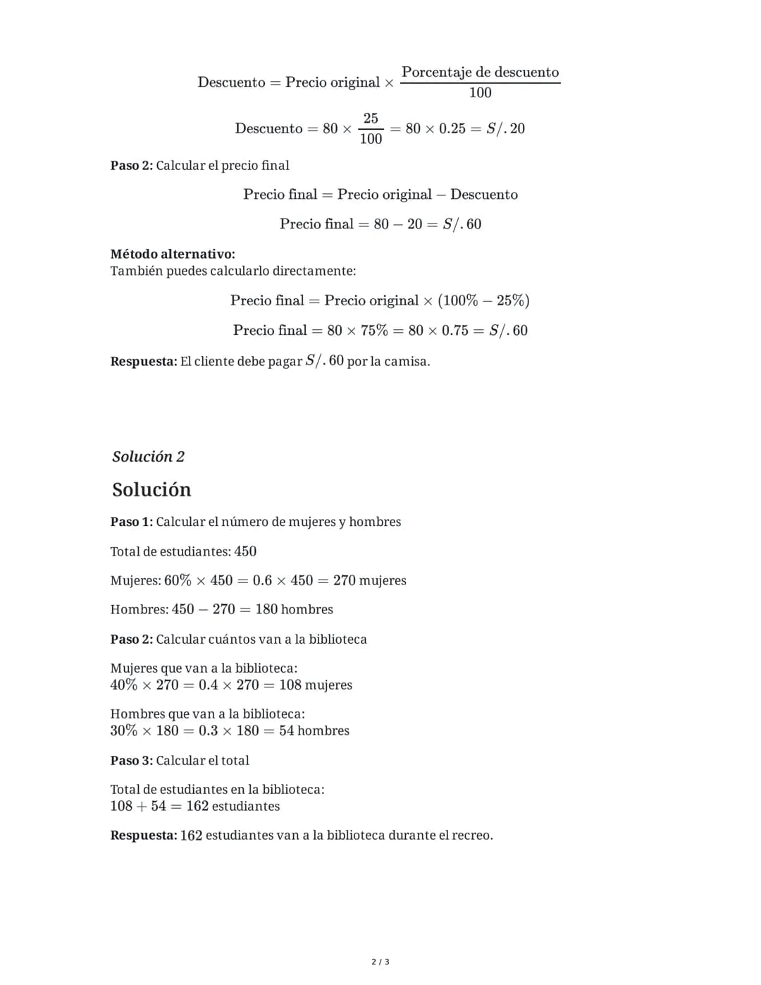 # Evaluación de Porcentajes y Aplicaciones

29 May 2025

## Tarea 1
Una tienda ofrece un descuento del 25% en todos los productos durante un