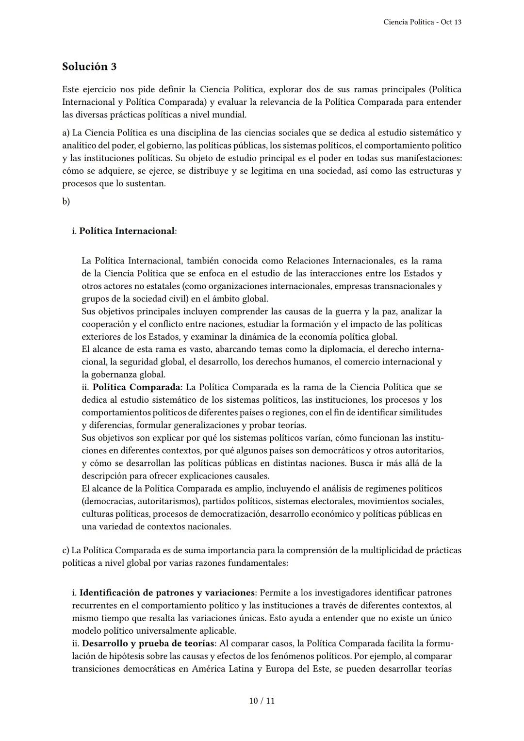 # Ciencia Política

Generado por Ester Talaverano - Oct 13

Descripción: Este examen cubre la definición, fuentes y tipos de poder, y los fu