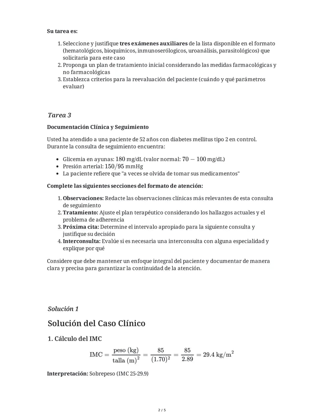 8 June 2025
Atención Integral del Adulto: Evaluación
Diagnóstica
Tarea 1
Análisis de Historia Clínica y Funciones Vitales
Usted está atendie