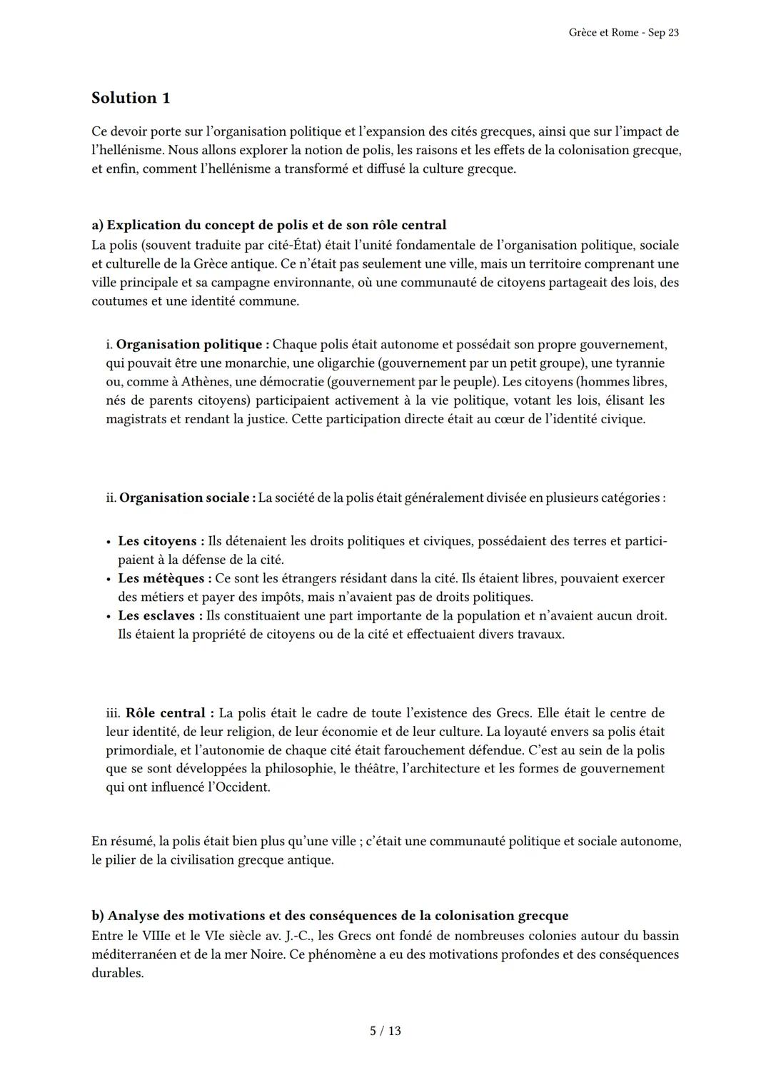 Grèce et Rome

Généré par Knowunity.fr - Sep 23

Description: Cet examen couvre les civilisations grecque et romaine antiques.

Bonne chance