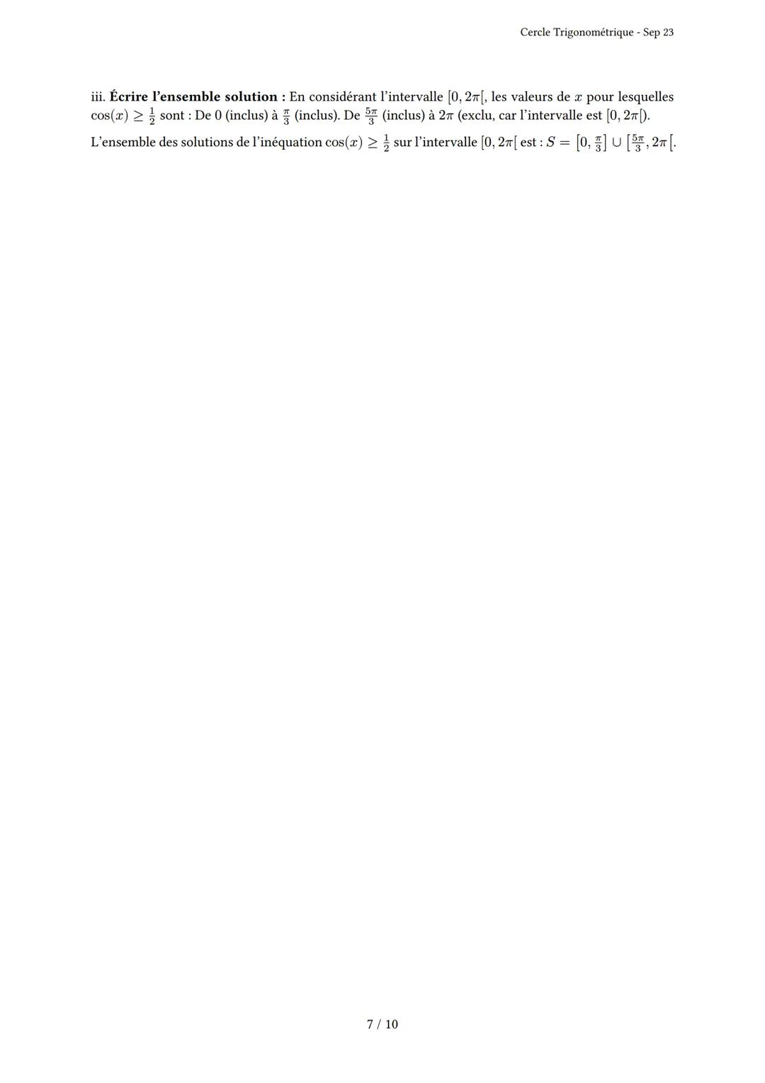 # Cercle Trigonométrique

Généré par Knowunity.fr - Sep 23

Description: Cet examen couvre le cercle trigonométrique, les radians, les angle