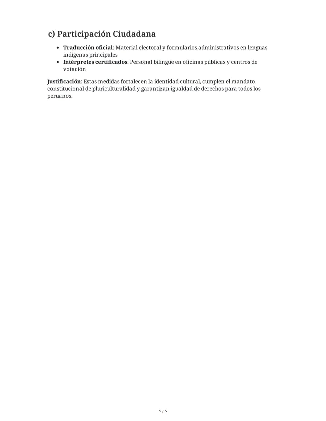 1 June 2025
Diversidad Cultural y Lingüística en Perú
Tarea 1
Análisis de la diversidad lingüística peruana
Según el material proporcionado,