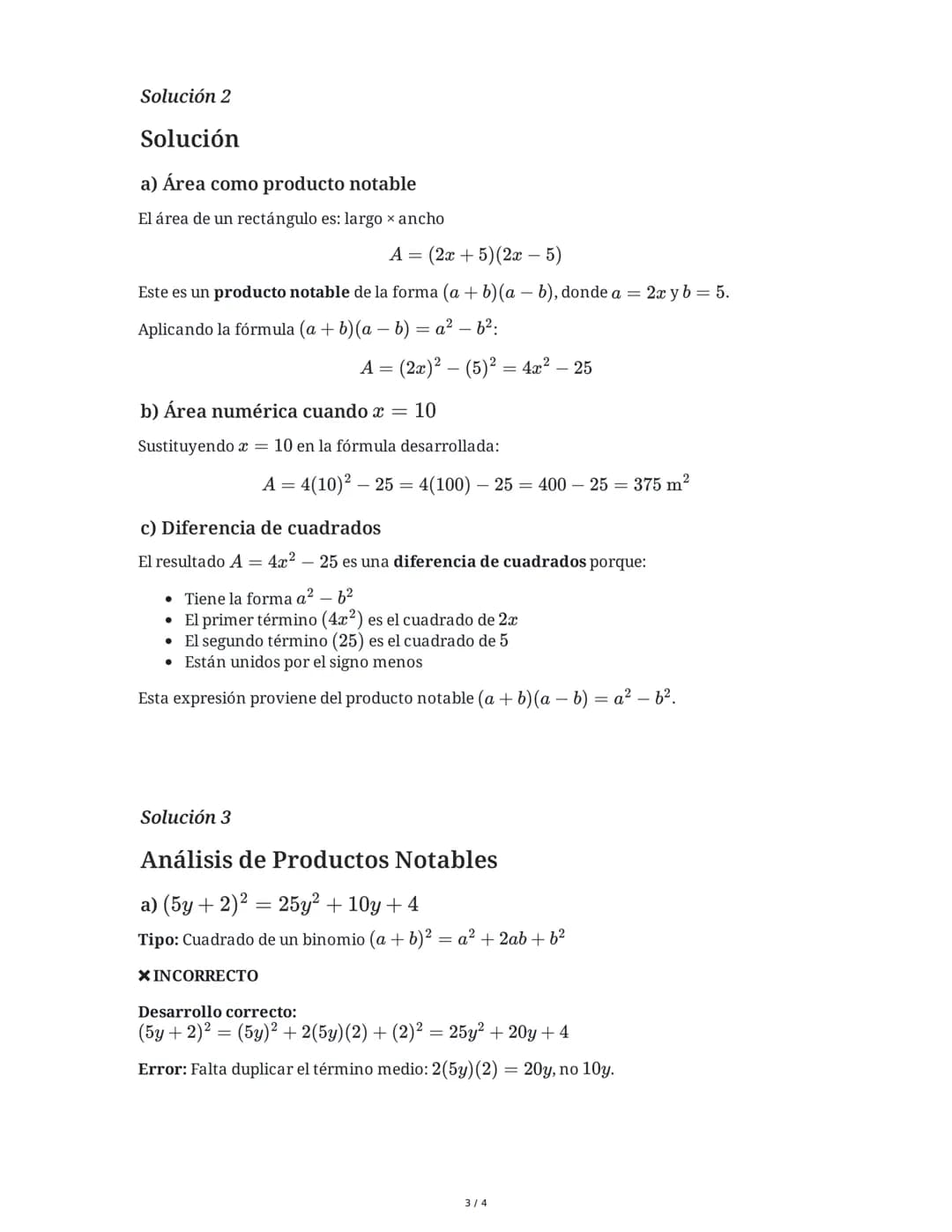 # Evaluación de Productos Notables 1 y 2

1 June 2025

## Tarea 1
Desarrolla los siguientes productos notables aplicando las fórmulas corres