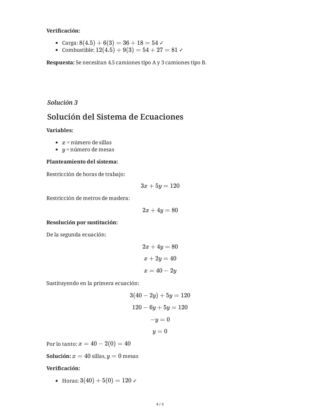 5 June 2025
Problemas de Ecuaciones: Coches y Motos
Tarea 1
En un estacionamiento hay 55 vehículos entre coches y motos. Si el total de rued