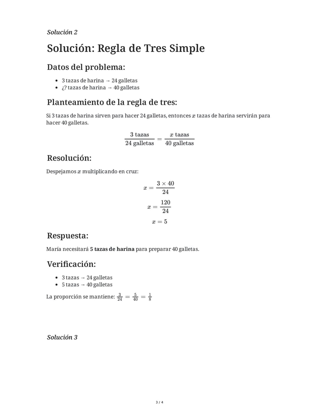 --- OCR Start ---
Problemas de Regla de Tres Simple
7 June 2025
Tarea 1
Una fábrica de textiles produce 240 metros de tela en 8 horas de tra