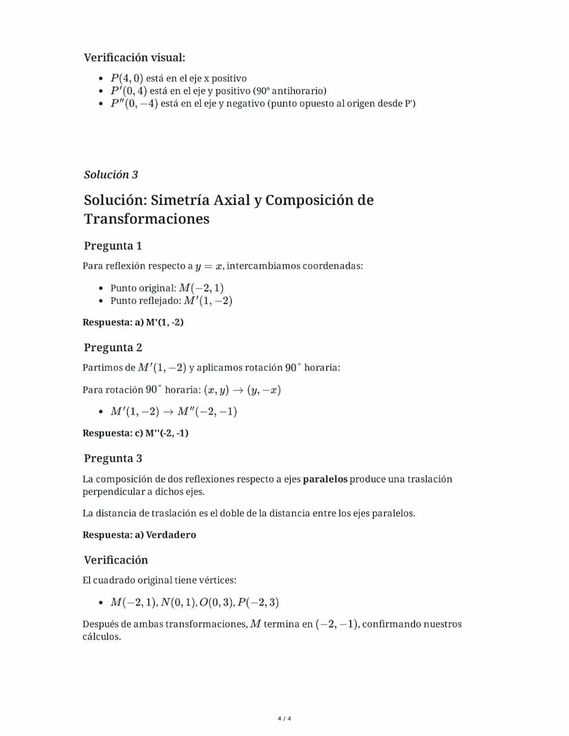 10 June 2025
Transformaciones Geométricas: Reflexión,
Rotación y Simetría
Tarea 1
Transformaciones Geométricas - Selección Múltiple
Observa 