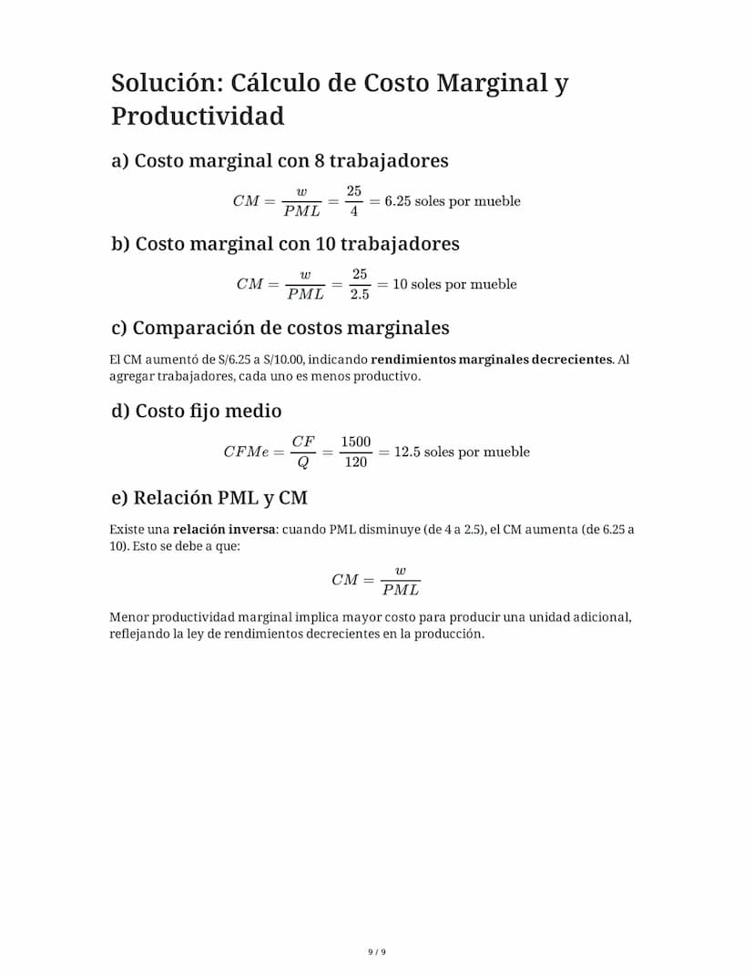 11 June 2025
Microeconomía: Teoría de Costos, Producción y
Productividad
Tarea 1
Una empresa peruana de confección de ropa deportiva tiene l