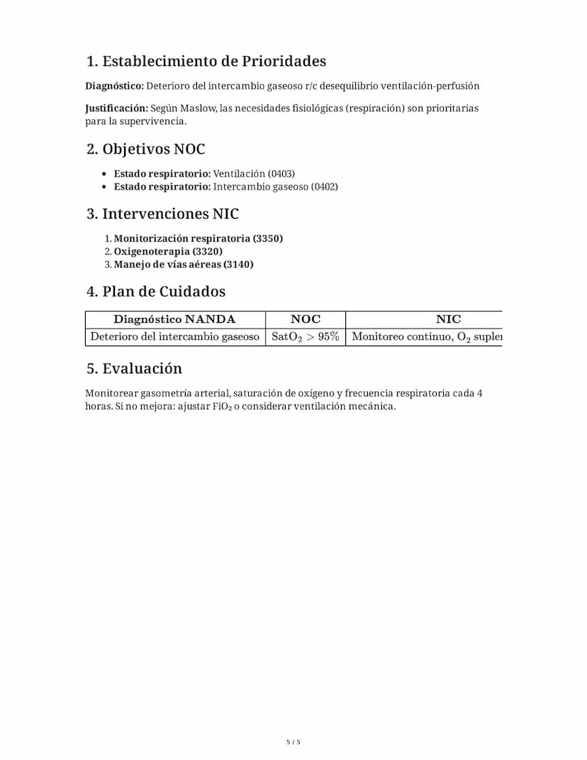 1 June 2025
Proceso de Atención Enfermería: Valoración y
Diagnóstico
Tarea 1
Análisis del Proceso de Atención de Enfermería (PAE)
Analiza el