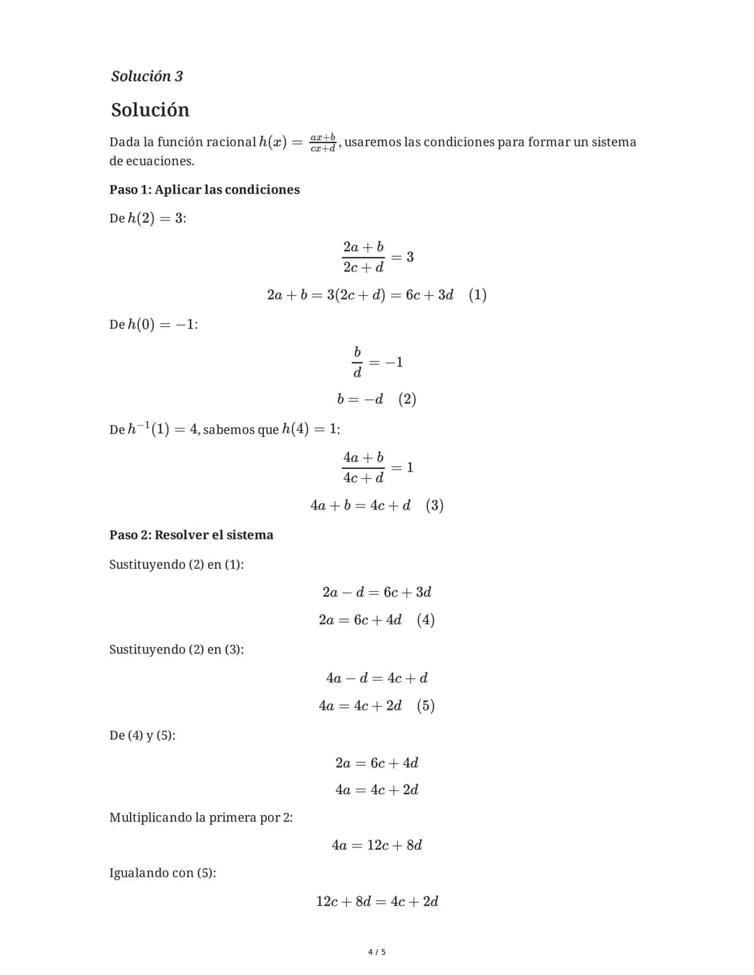 --- OCR Start ---
Función Inversa y Dominio
4 June 2025
Tarea 1
Dada la función f(x) = \frac{2x-6}{x+3}, determina la función inversa f⁻¹(x)