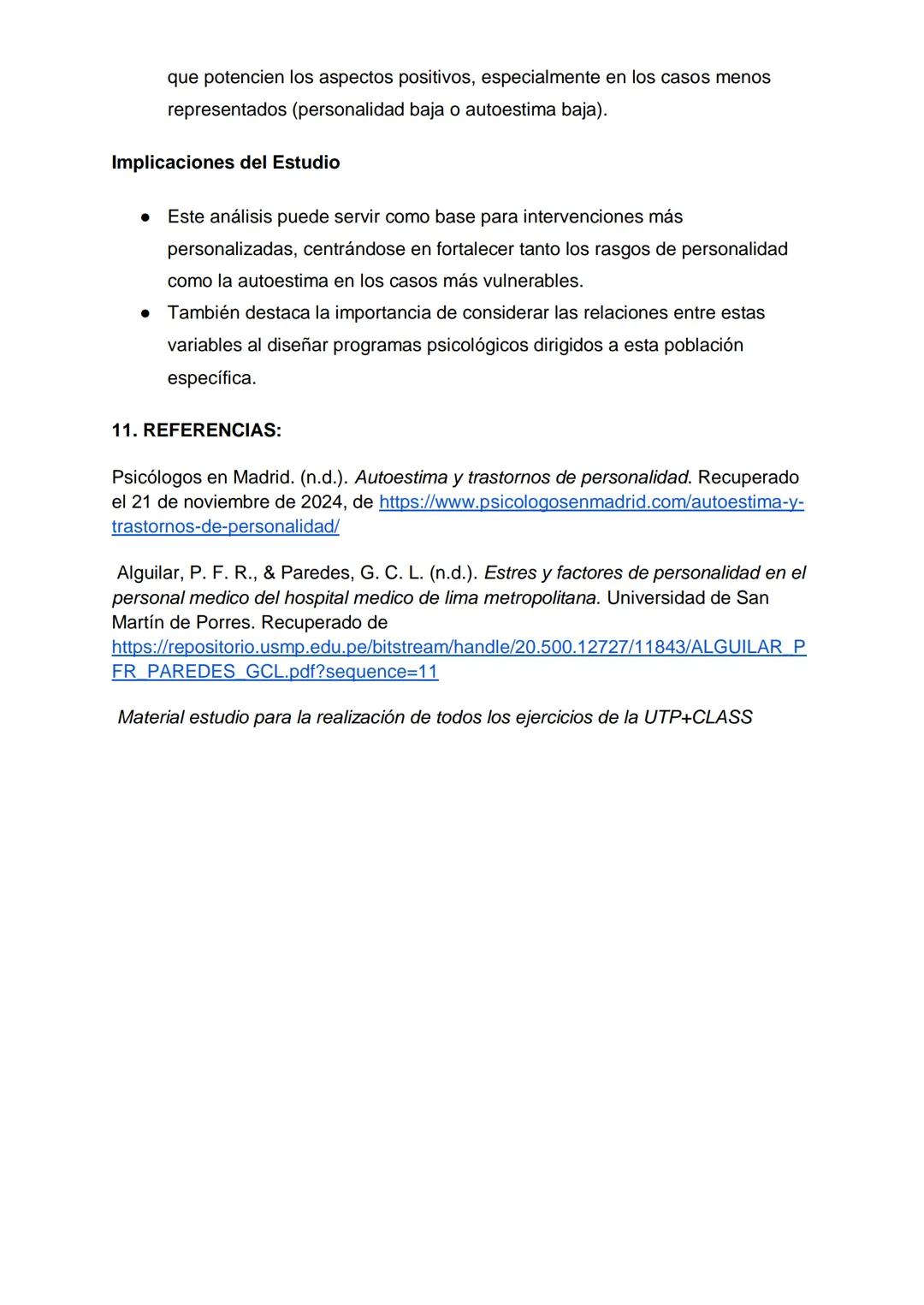 Año del bicentenario, de la consolidación de nuestra independencia, y de la
conmemoración de las heroicas batallas de Junín y Ayacucho
UTP
U