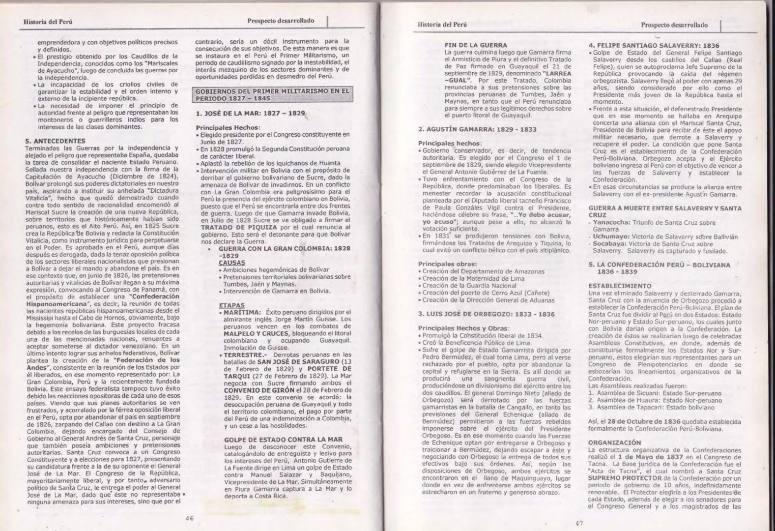--- OCR Start ---
HISTORIA DEL PERÚ
M
PARIS
AMOR A SOFÍA
PROSPECTO
DESARROLLADO
சூ
Colección:
Cachimbo
Solo para los que ingresarán
TEORÍA Y