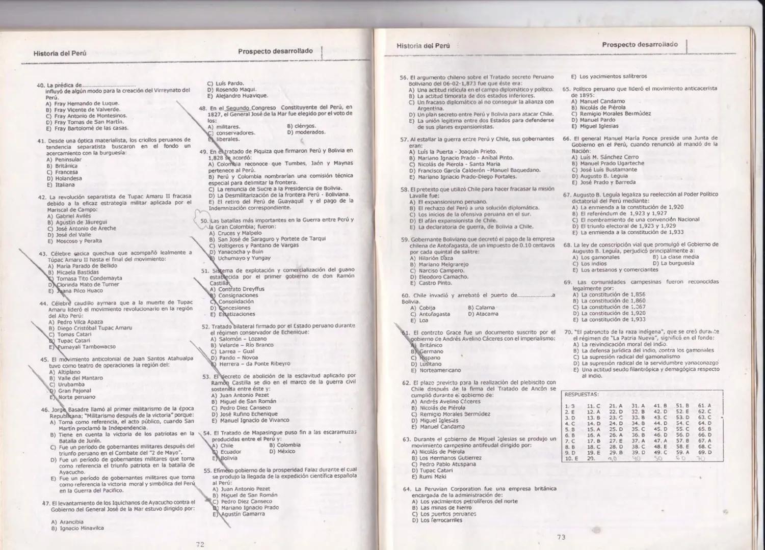--- OCR Start ---
HISTORIA DEL PERÚ
M
PARIS
AMOR A SOFÍA
PROSPECTO
DESARROLLADO
சூ
Colección:
Cachimbo
Solo para los que ingresarán
TEORÍA Y