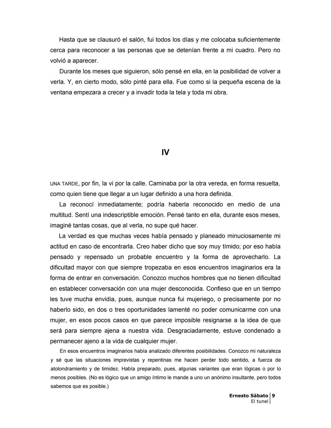 # EL TÚNEL
ERNESTO SÁBAT0 --- OCR Start ---
ÍNDICE
5
II
6
III
8
IV
.
9
V
13
VI.
16
VII
19
VIII.
22
IX.
23
X.
28
XI.
30
XII.
31
XIII.
34
XIV