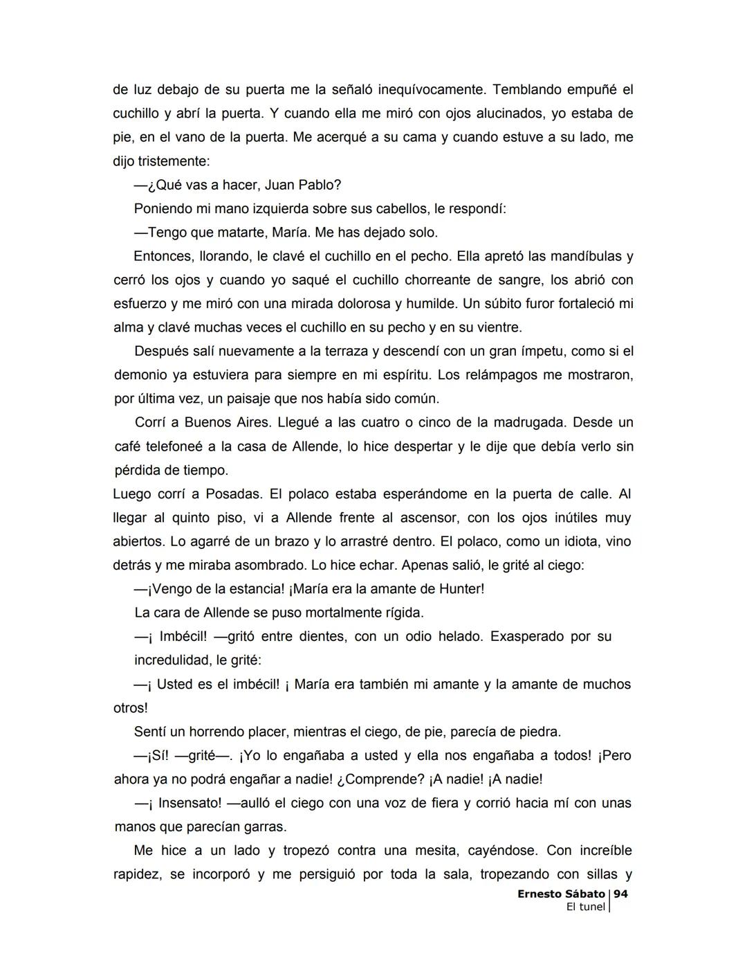 # EL TÚNEL
ERNESTO SÁBAT0 --- OCR Start ---
ÍNDICE
5
II
6
III
8
IV
.
9
V
13
VI.
16
VII
19
VIII.
22
IX.
23
X.
28
XI.
30
XII.
31
XIII.
34
XIV