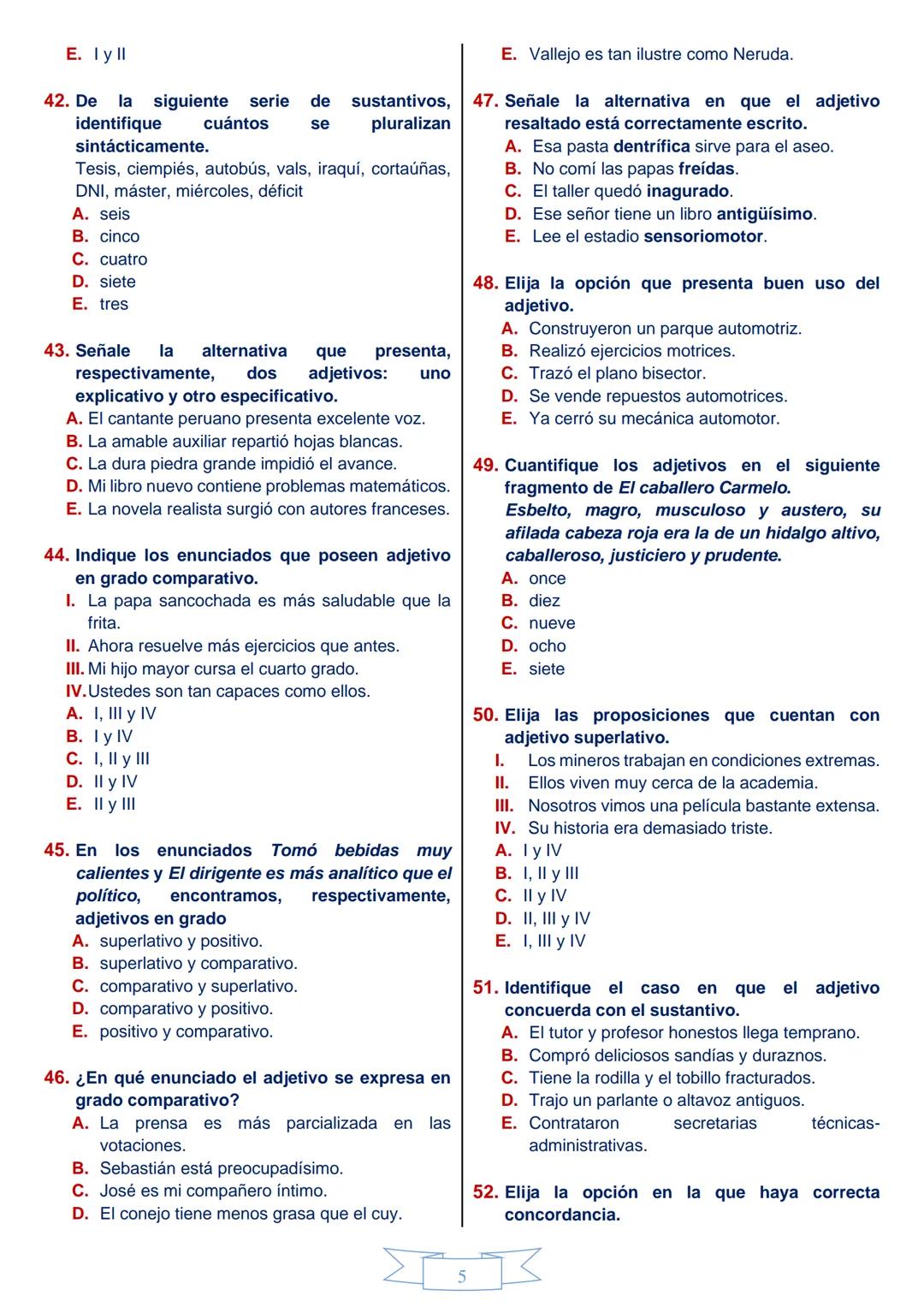 # LENGUAJE
Tu Profe
BENITO
Prof Benito Choque Pachao
01. Identifique la palabra que está correctamente
silabeada.
A. des - in - for - ma - d