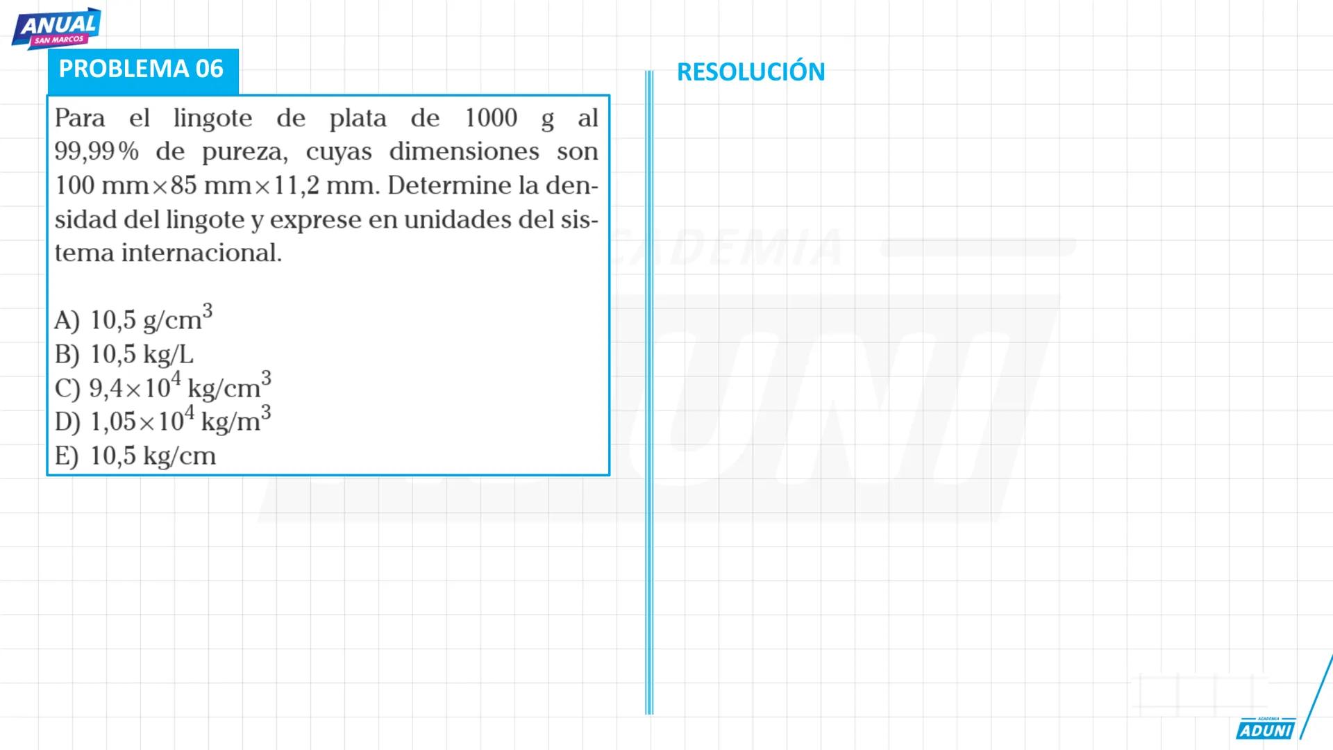aduni.edu.pe
SAN
MARC
*
CICLO
Lenguaje
+
ANUAL
SAN MARCOS
SAN
MARCOS
ACADEMIA
ADUNI
ACADEMΙΑ
ADUNI
ACADEMIA
ADUNI aduni.edu.pe
SAN
MARCO
+