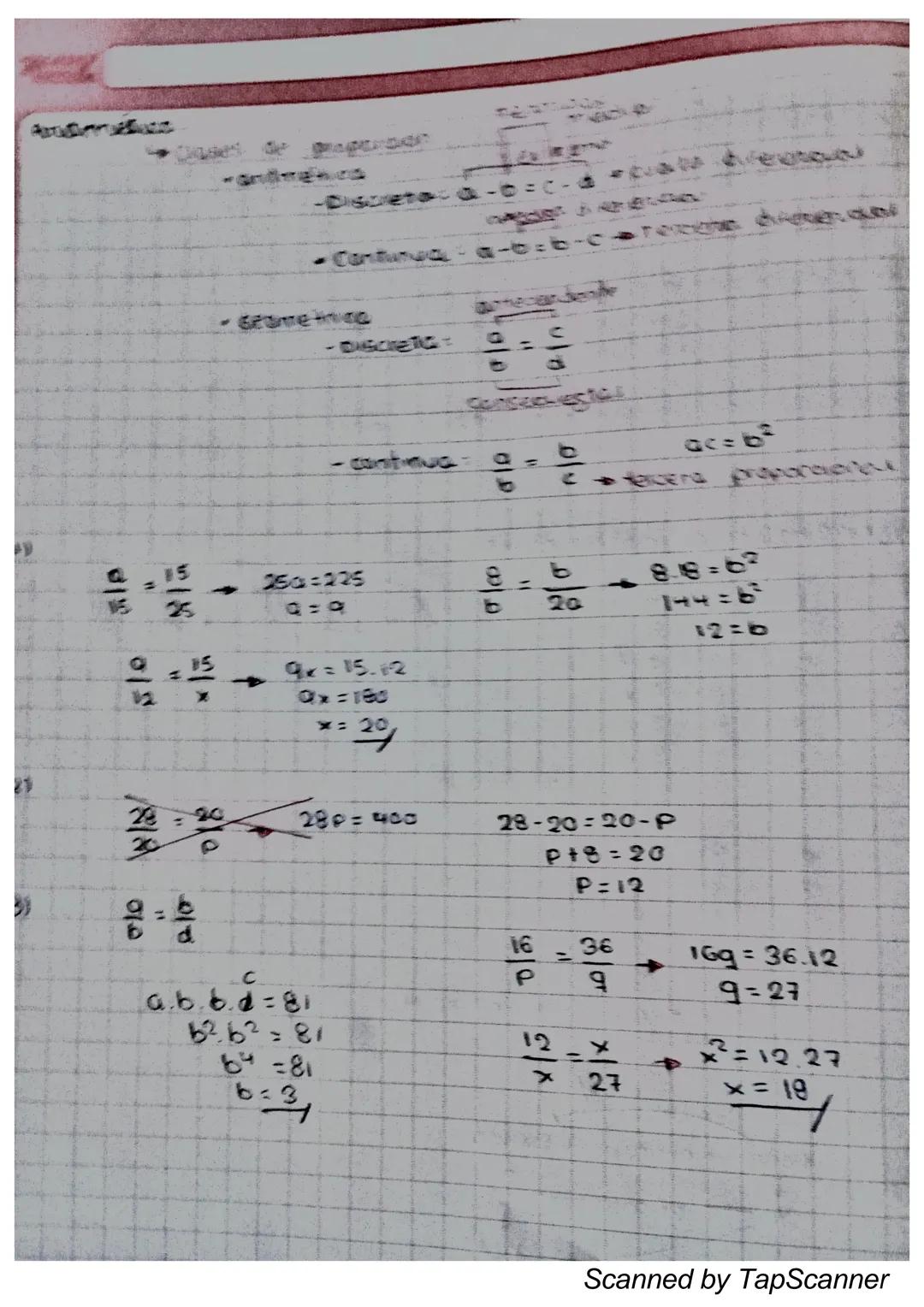 Aritmético:
- Clases de proporcion
- aritmética
-Discreta: a-b= c- d
- Continua a-b=b-c
- Geometrica
-Discrela: $\frac{a}{b} =