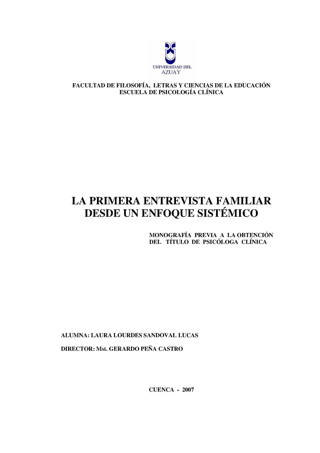 Psicoterapia de familia