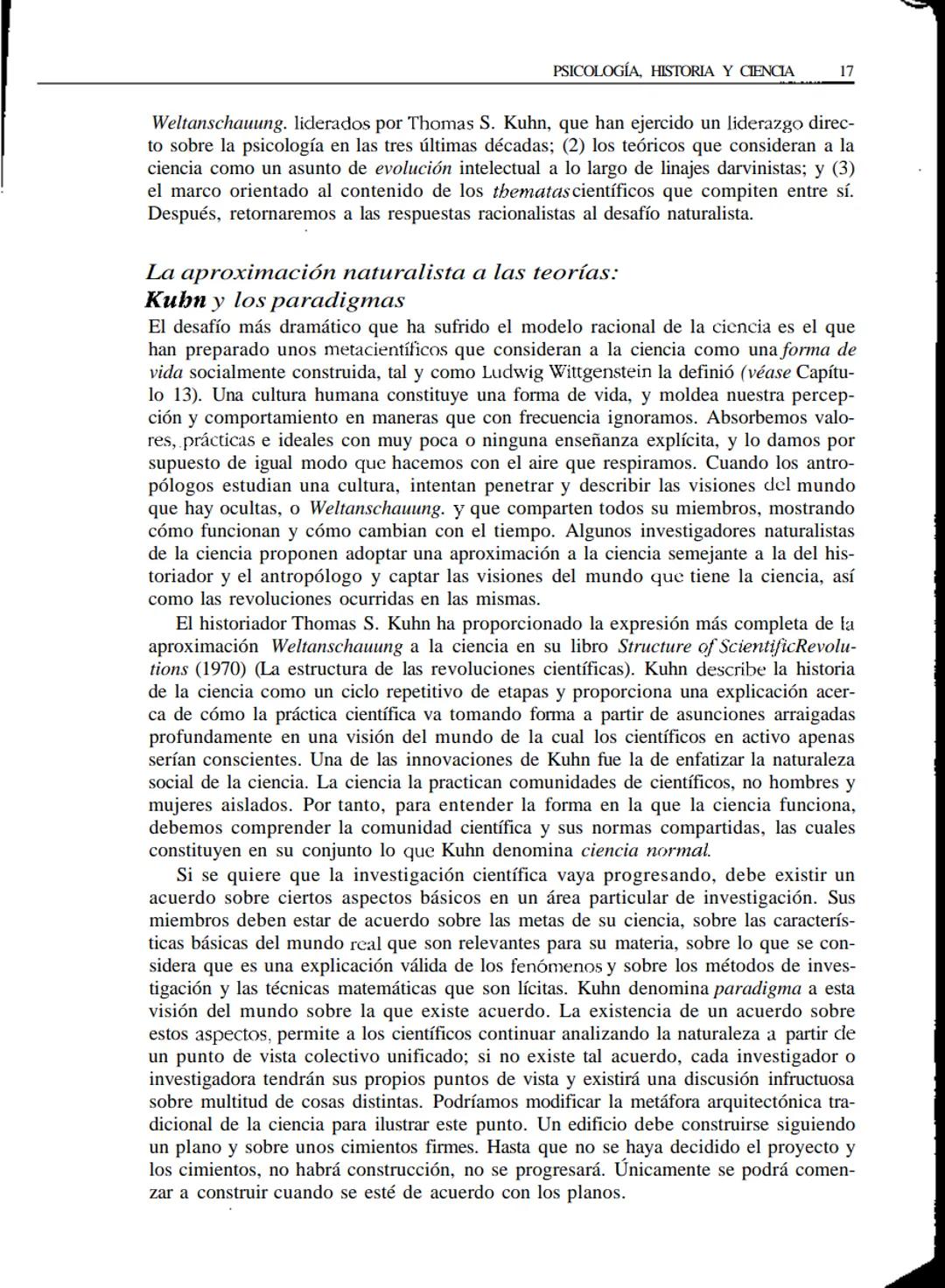 # Psicología,
historia y ciencia
• INTRODUCCIÓN
* ENTENDER LA CIENCIA
* Explicación
ü Realismo
ü Teorías
* Racionalidad