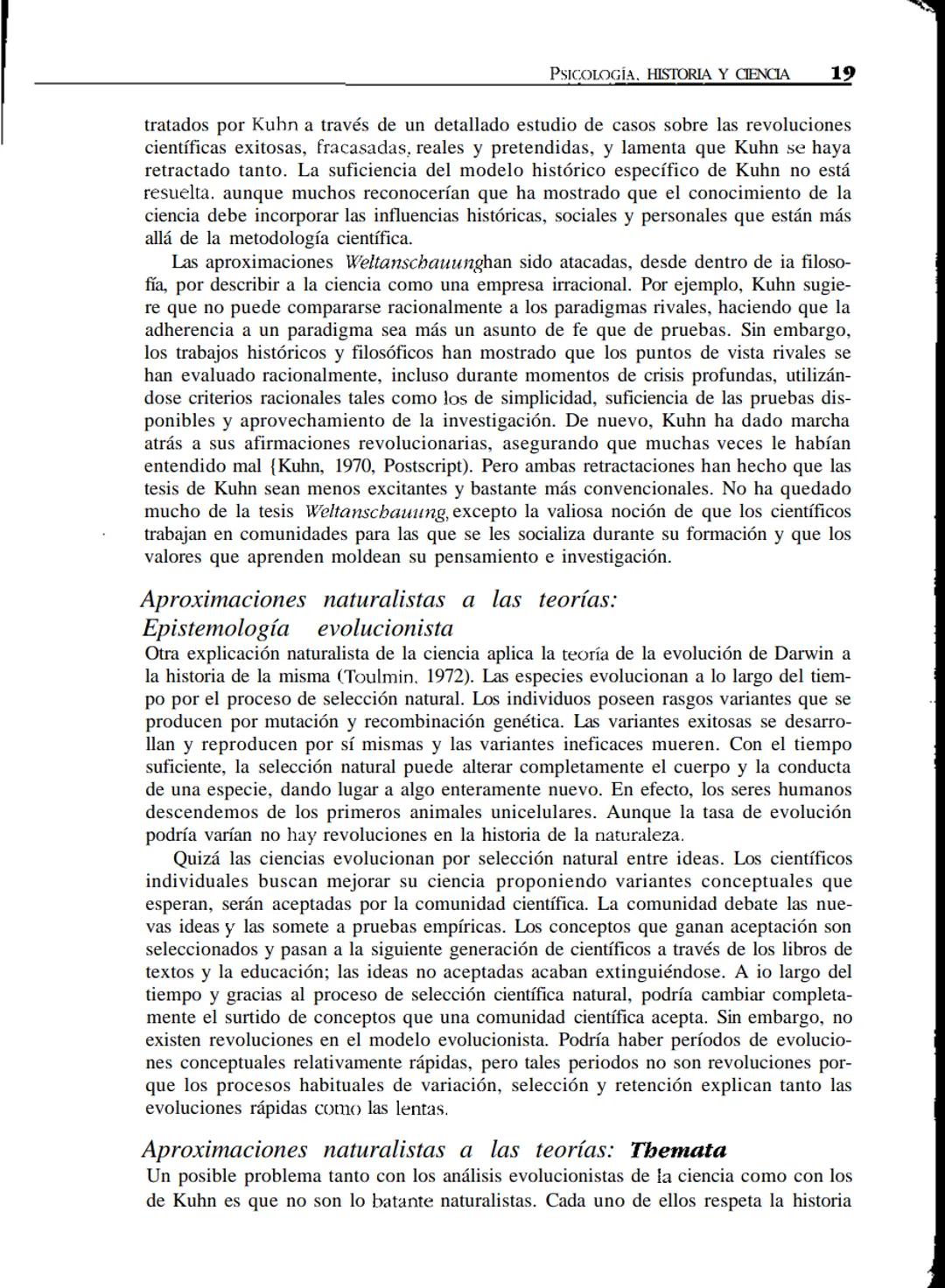 # Psicología,
historia y ciencia
• INTRODUCCIÓN
* ENTENDER LA CIENCIA
* Explicación
ü Realismo
ü Teorías
* Racionalidad