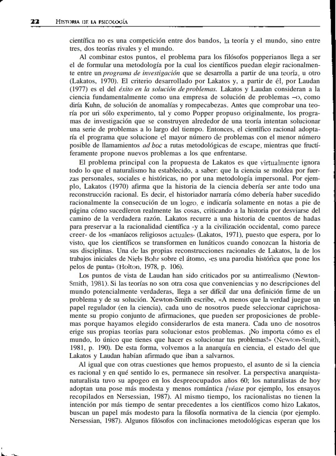 # Psicología,
historia y ciencia
• INTRODUCCIÓN
* ENTENDER LA CIENCIA
* Explicación
ü Realismo
ü Teorías
* Racionalidad