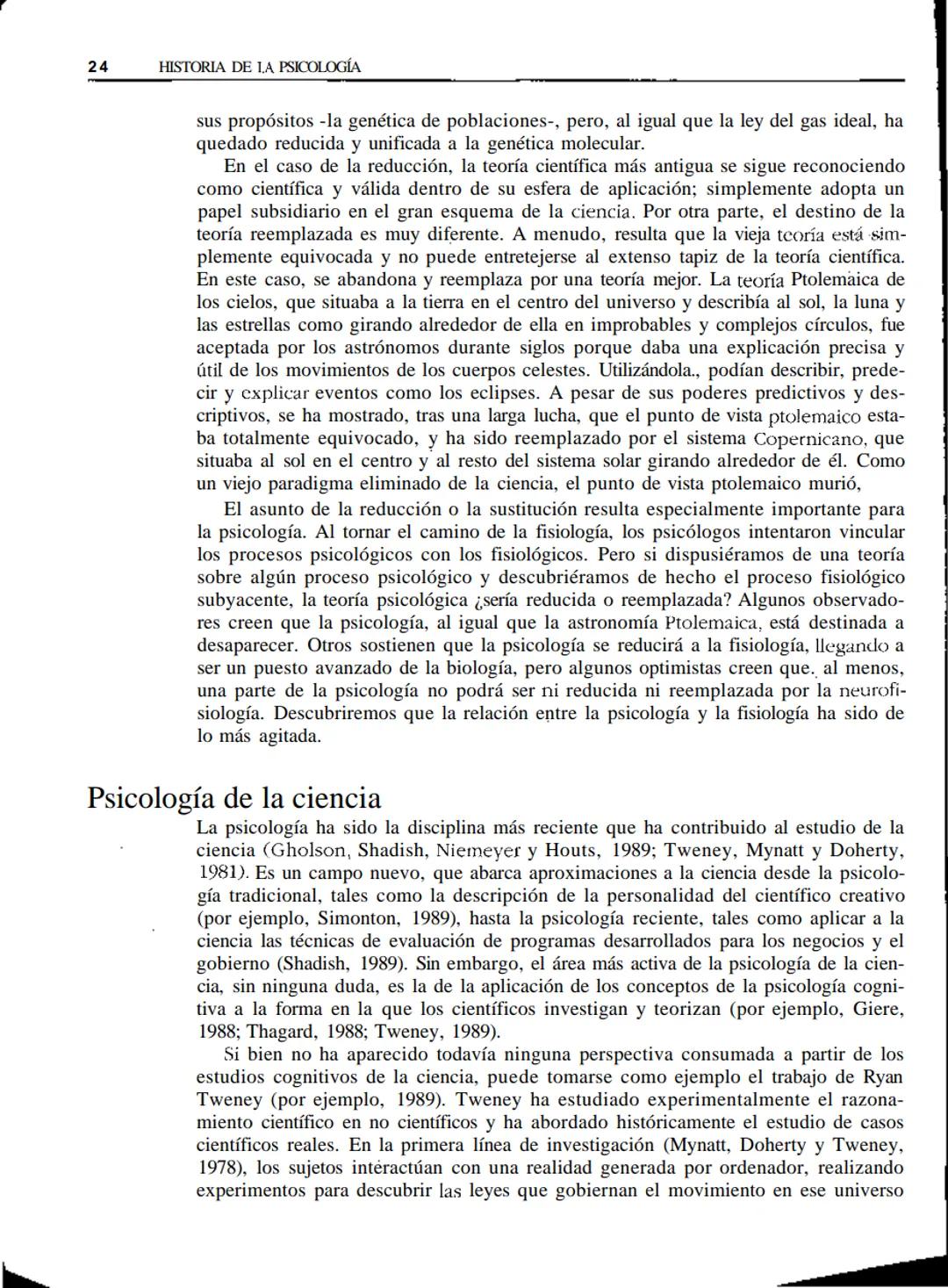 # Psicología,
historia y ciencia
• INTRODUCCIÓN
* ENTENDER LA CIENCIA
* Explicación
ü Realismo
ü Teorías
* Racionalidad