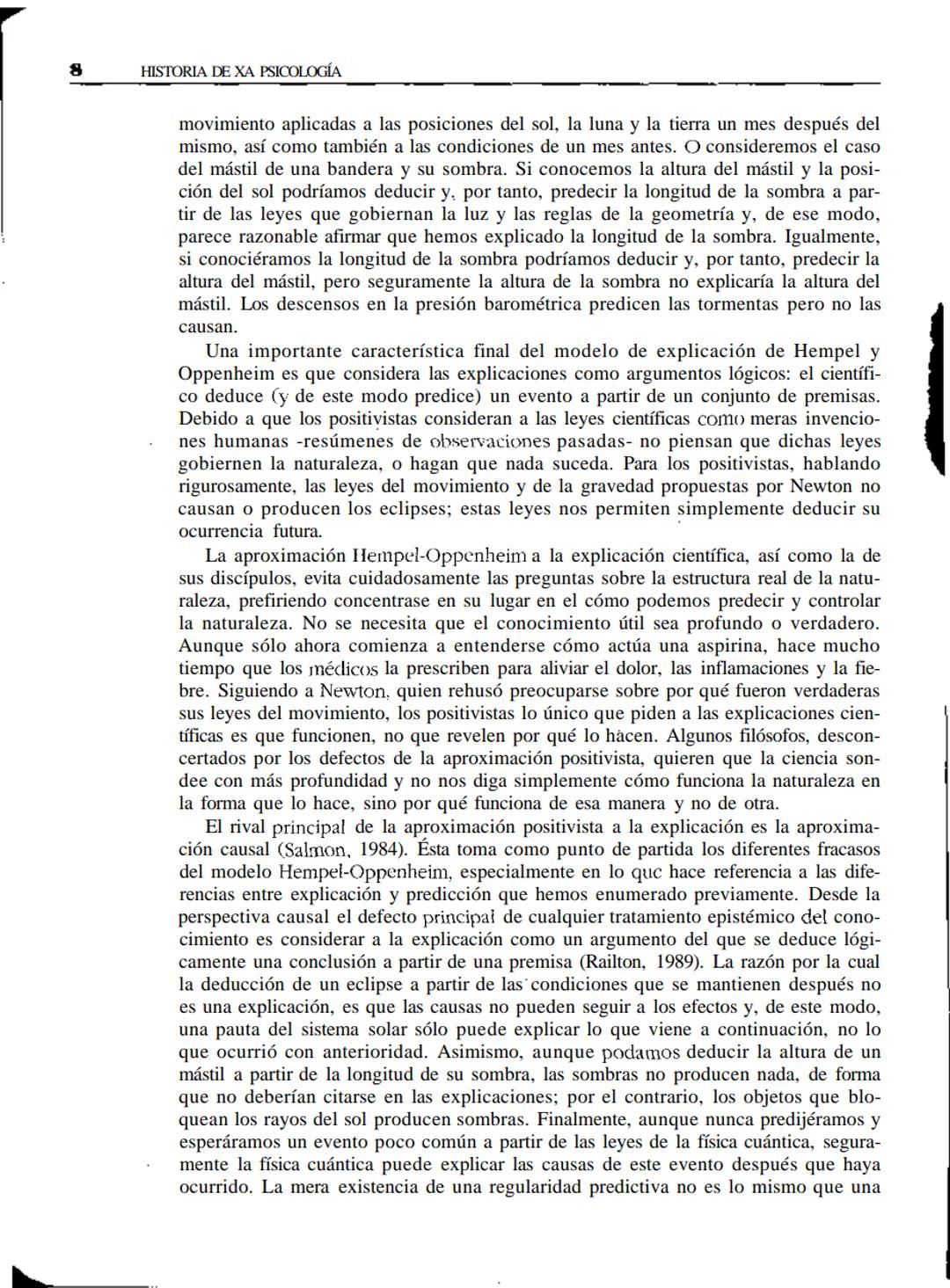 # Psicología,
historia y ciencia
• INTRODUCCIÓN
* ENTENDER LA CIENCIA
* Explicación
ü Realismo
ü Teorías
* Racionalidad