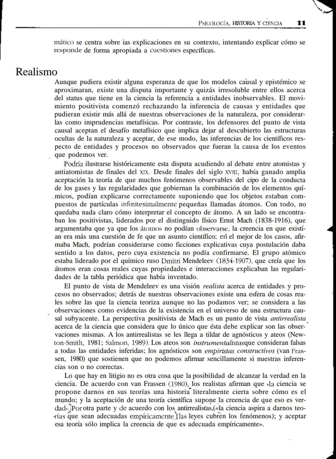 # Psicología,
historia y ciencia
• INTRODUCCIÓN
* ENTENDER LA CIENCIA
* Explicación
ü Realismo
ü Teorías
* Racionalidad
