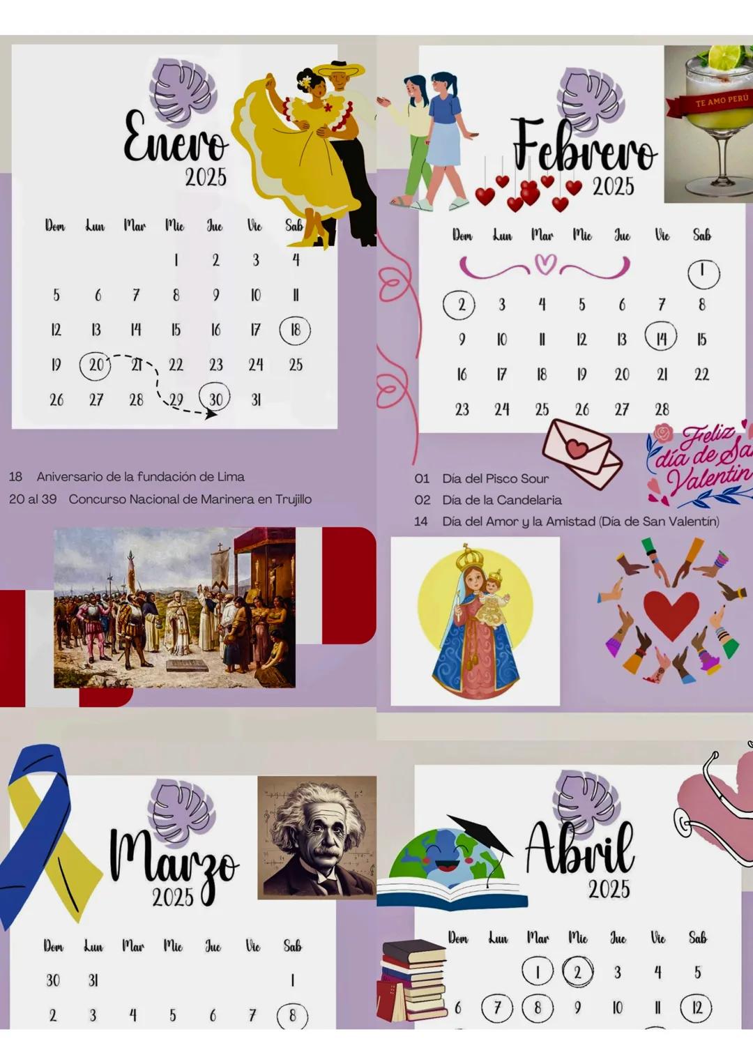 Enero
2025
Der Lun Mar Mie Jue Vie Sab
1 2 3 4
5 6 7 8 9 10 11
12 13 14 15 16 17 18
19 20 21 22 23 24 25
26 27 28 29 30 31
18 Aniversari