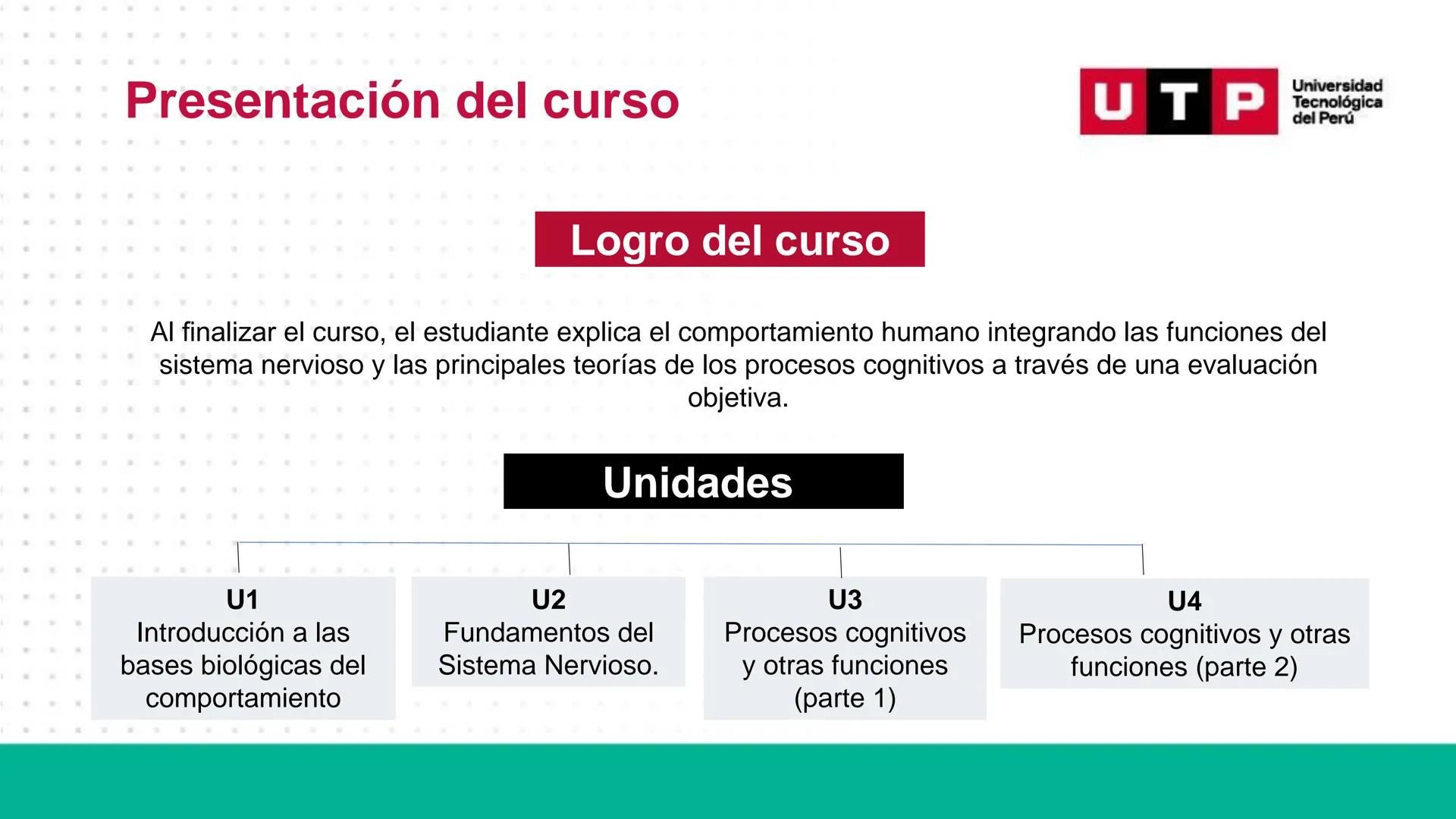 # Bases biológicas del
comportamiento
Sesión 01: Historia de las neurociencias
Universidad
UTP Tecnológica
del Perú # Normas de convivenci