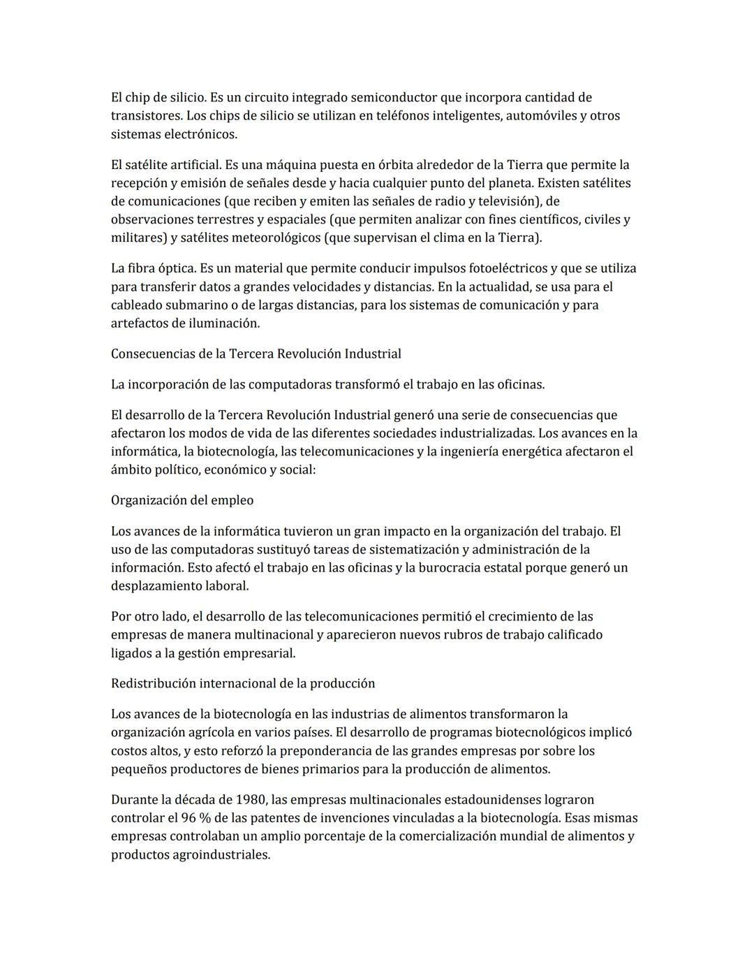 # ¿Qué fue la Tercera Revolución Industrial?
Se conoce como Tercera Revolución Industrial a un conjunto de innovaciones tecnológicas
que af