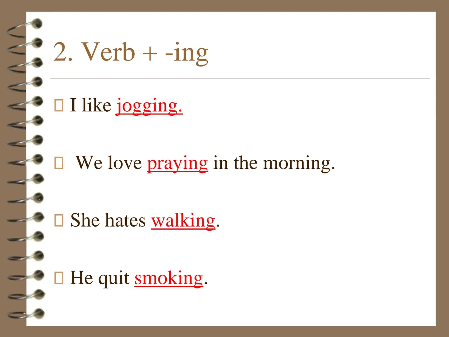 # VERB PATTERNS
Lesson 3 – int 5 "verb patterns" refers to the way as verbs interact each
other when they are placed together in a sentence