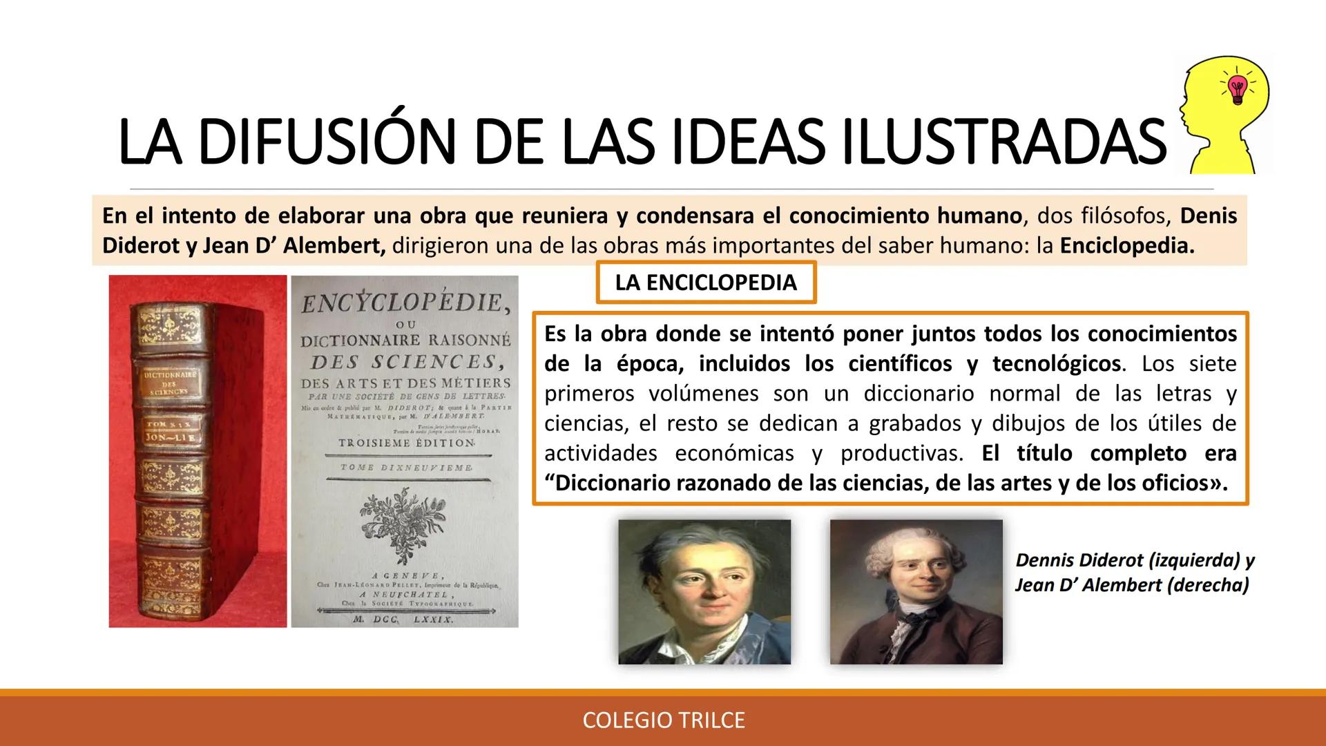 # Trilce CURSO: HISTORIA UNIVERSAL
# GRADO: 3º SECUNDARIA
COLEGIO
# TEMA:
LA
ILUSTRACIÓN
# DOCENTES:
- Luis Fidel Del Aguila Tello
- Migue