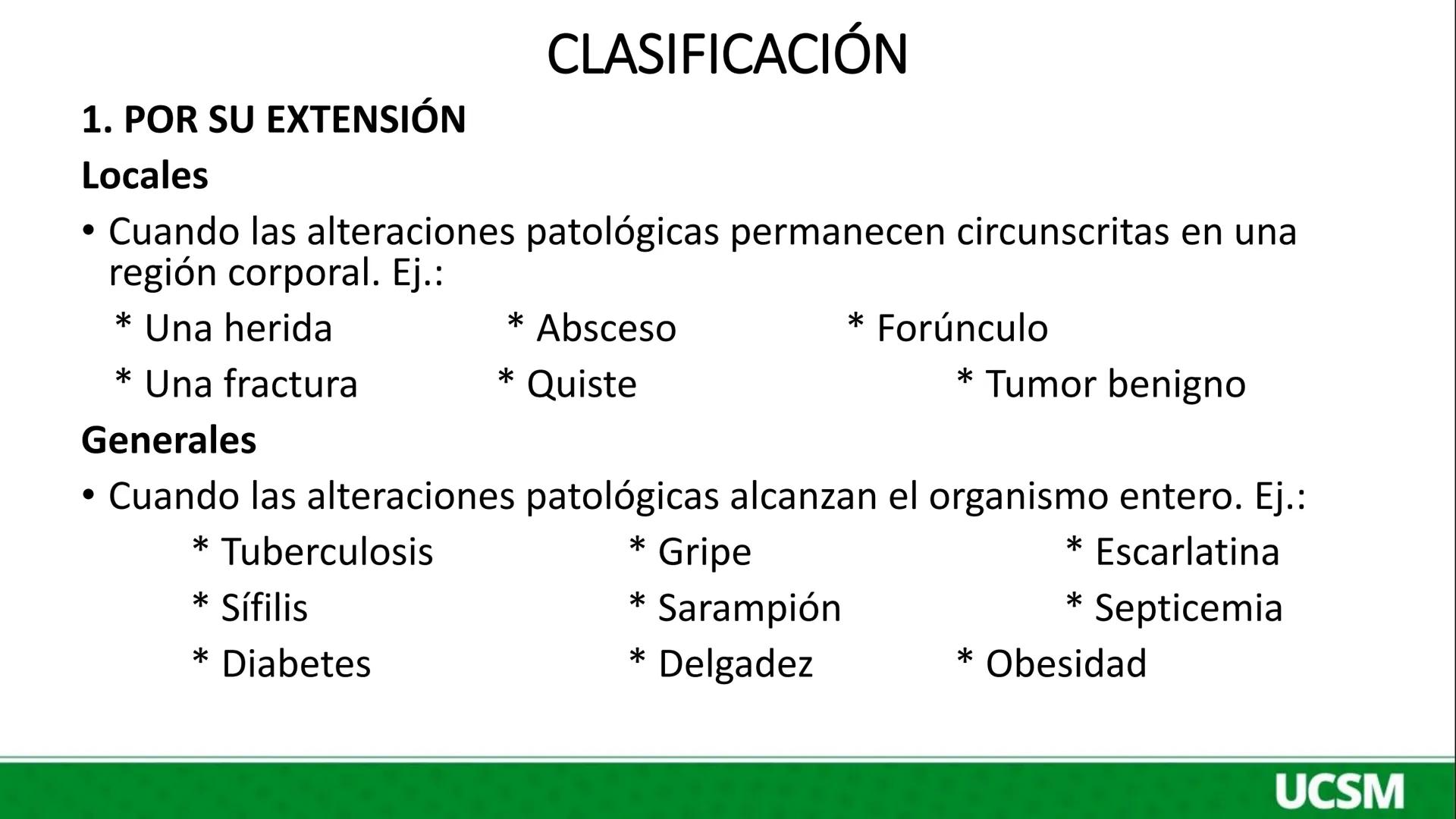 # Universidad Católica
de Santa María
SALUD Y ENFERMEDAD
• Mtro: FERNANDO TORRES VELA # FISIOPATOLOGIA
- La fisiopatología es el estudio