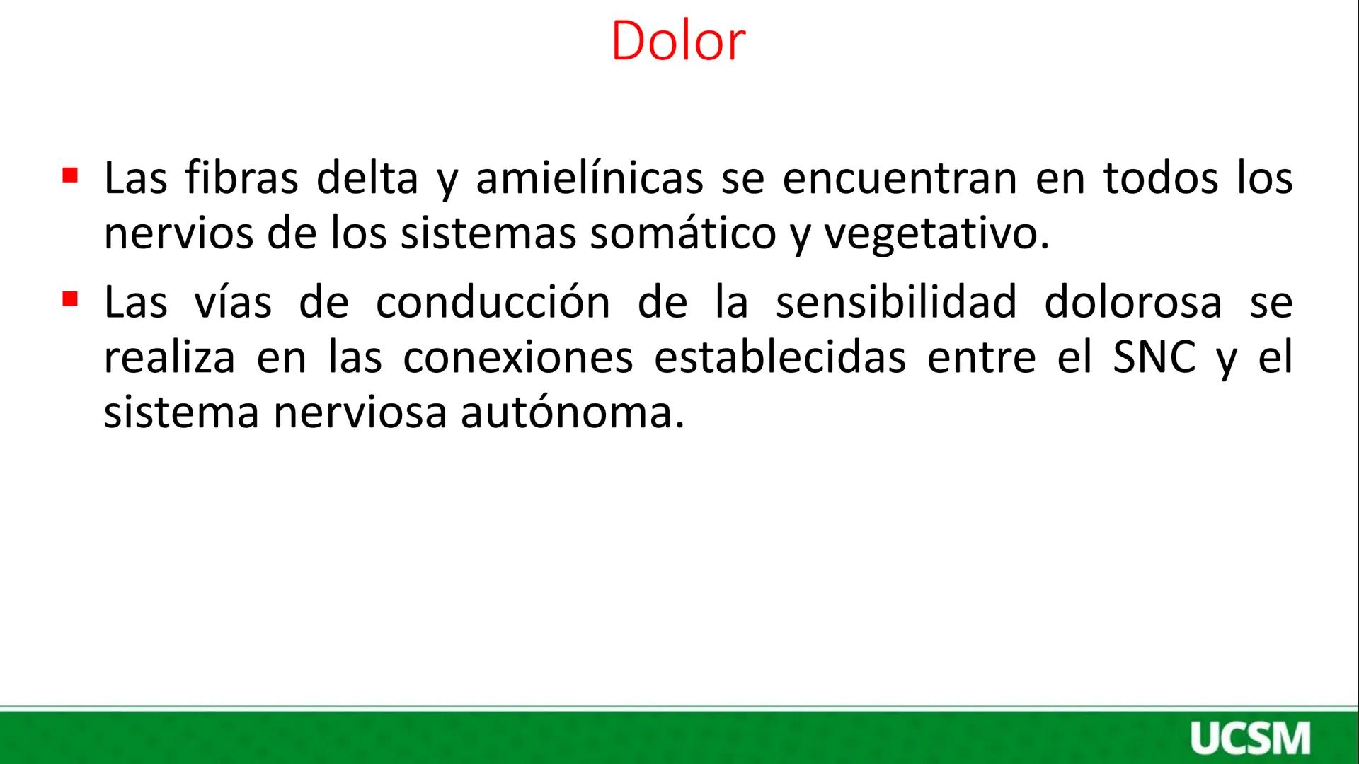 # Universidad Católica
## de Santa María
# Fiebre y dolor
Q.F. FERNANDO TORRES VELA # Dolor
- El dolor es una experiencia sensorial y emo