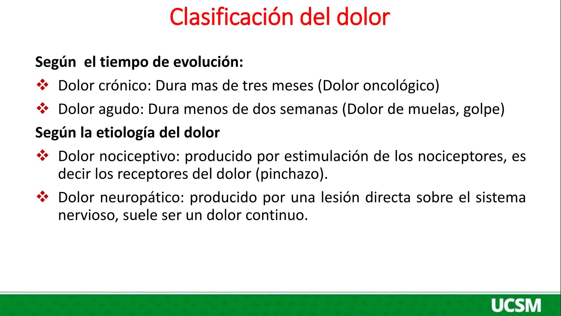 # Universidad Católica
## de Santa María
# Fiebre y dolor
Q.F. FERNANDO TORRES VELA # Dolor
- El dolor es una experiencia sensorial y emo