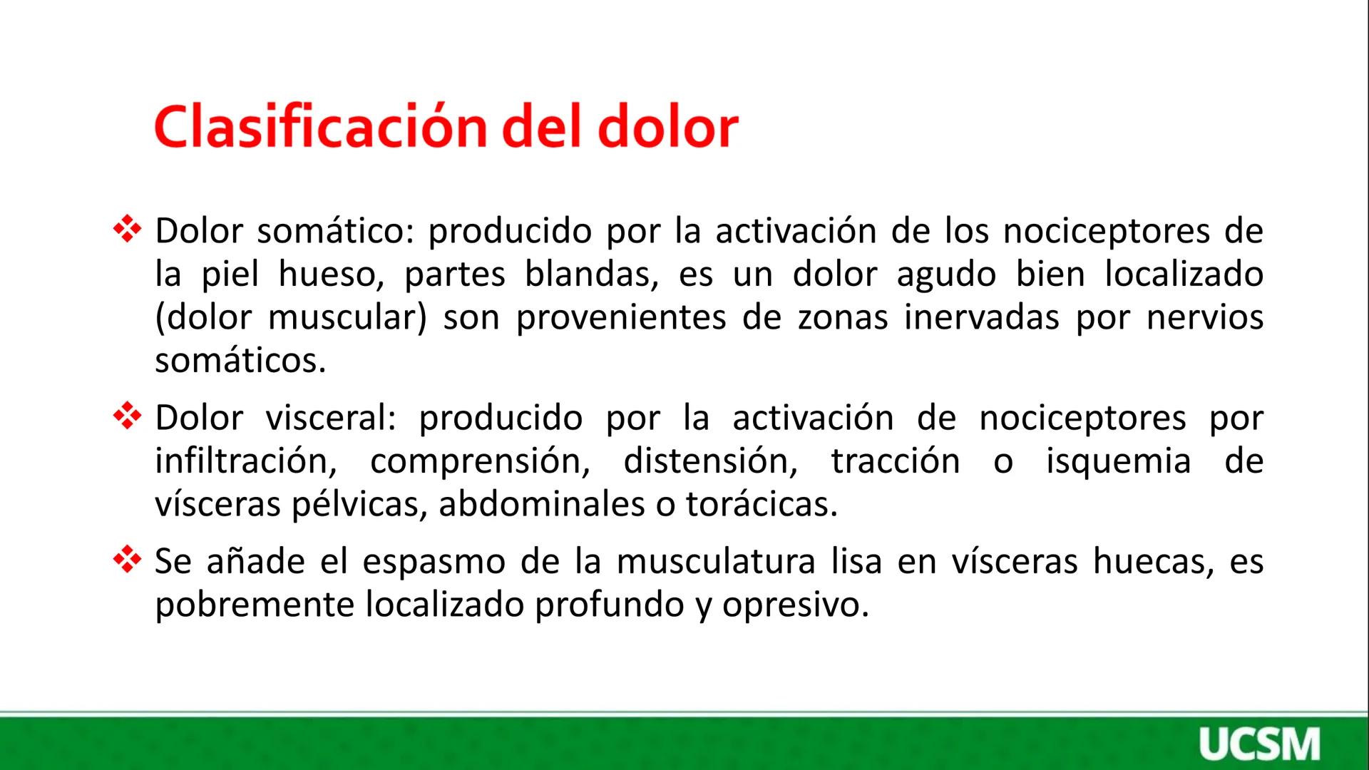 # Universidad Católica
## de Santa María
# Fiebre y dolor
Q.F. FERNANDO TORRES VELA # Dolor
- El dolor es una experiencia sensorial y emo