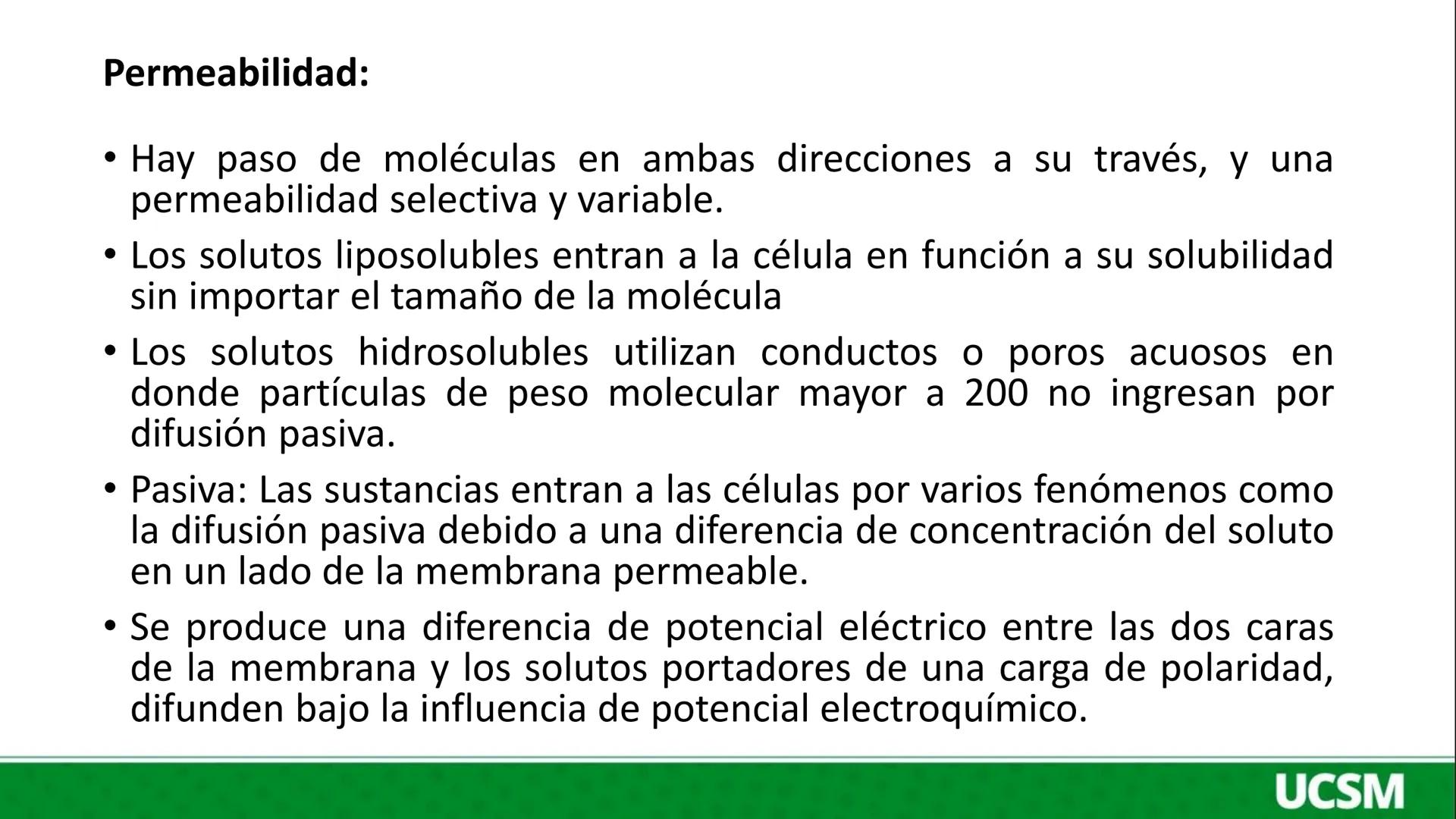 Universidad Católica
de Santa María
FISIOLOGÍA DE LA
MEMBRANA CELULAR
• Mtro: Fernando Torres Vela # Membrana celular
Fisiología de la Me