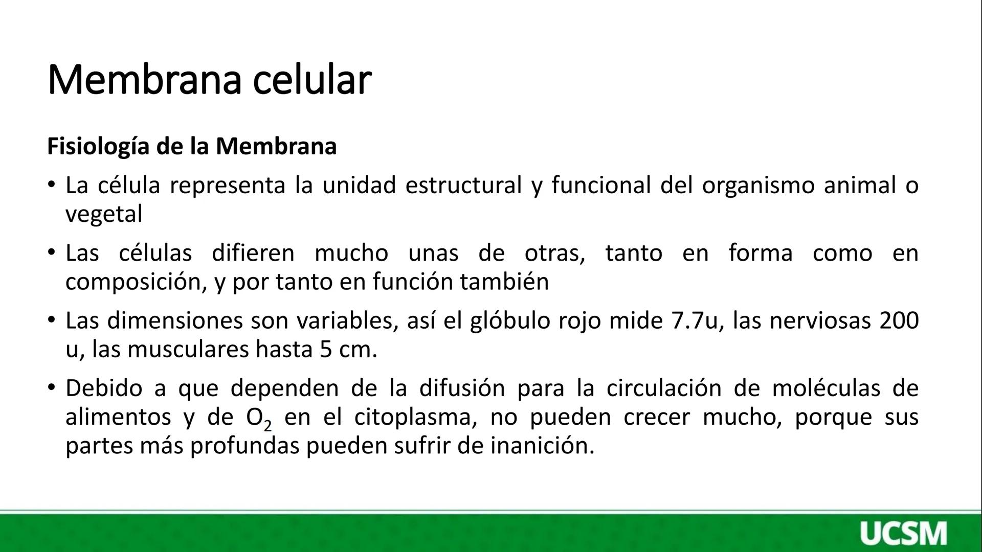Universidad Católica
de Santa María
FISIOLOGÍA DE LA
MEMBRANA CELULAR
• Mtro: Fernando Torres Vela # Membrana celular
Fisiología de la Me